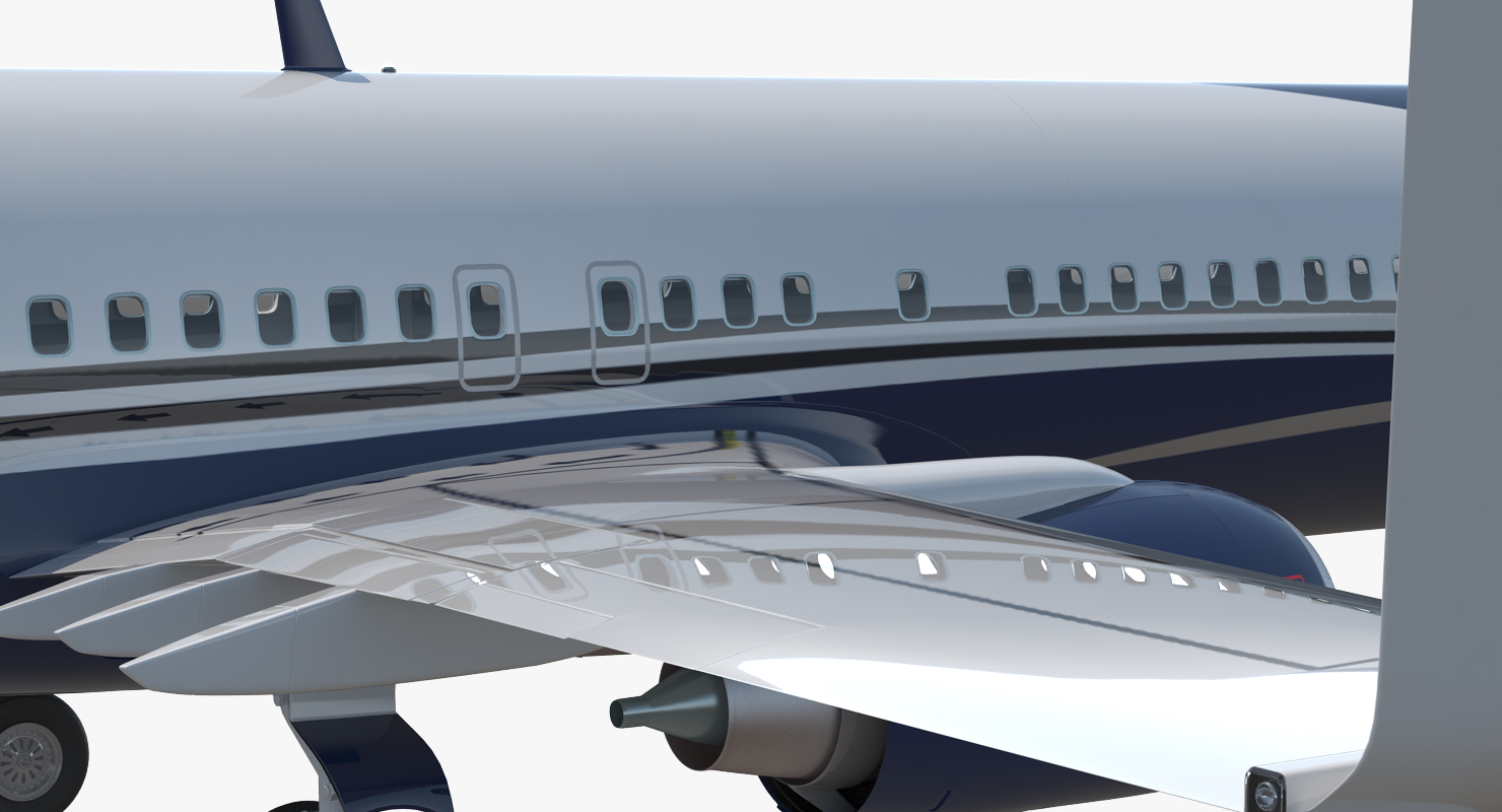 Boeing 737 900 Generic Rigged 3D model