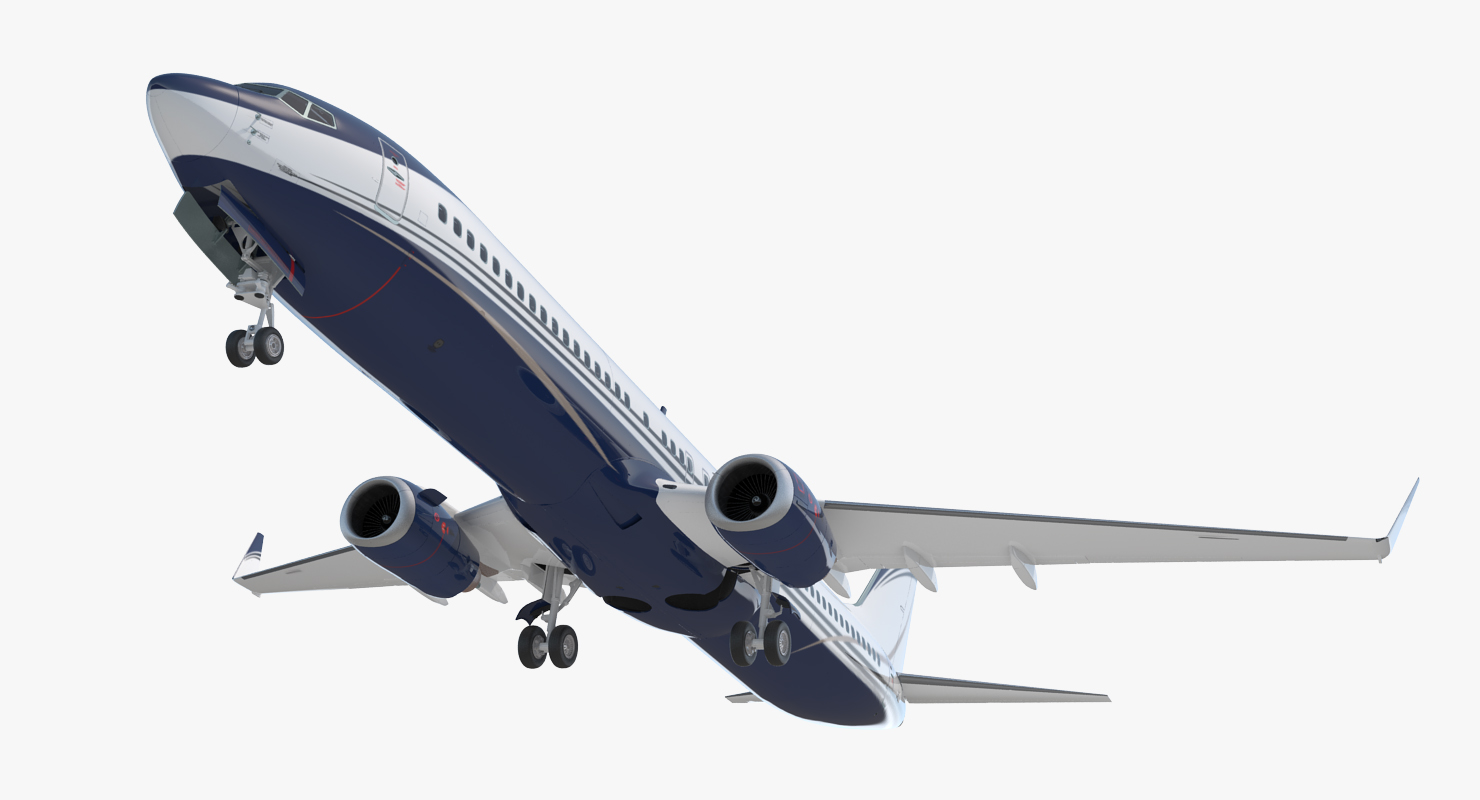 Boeing 737 900 Generic Rigged 3D model