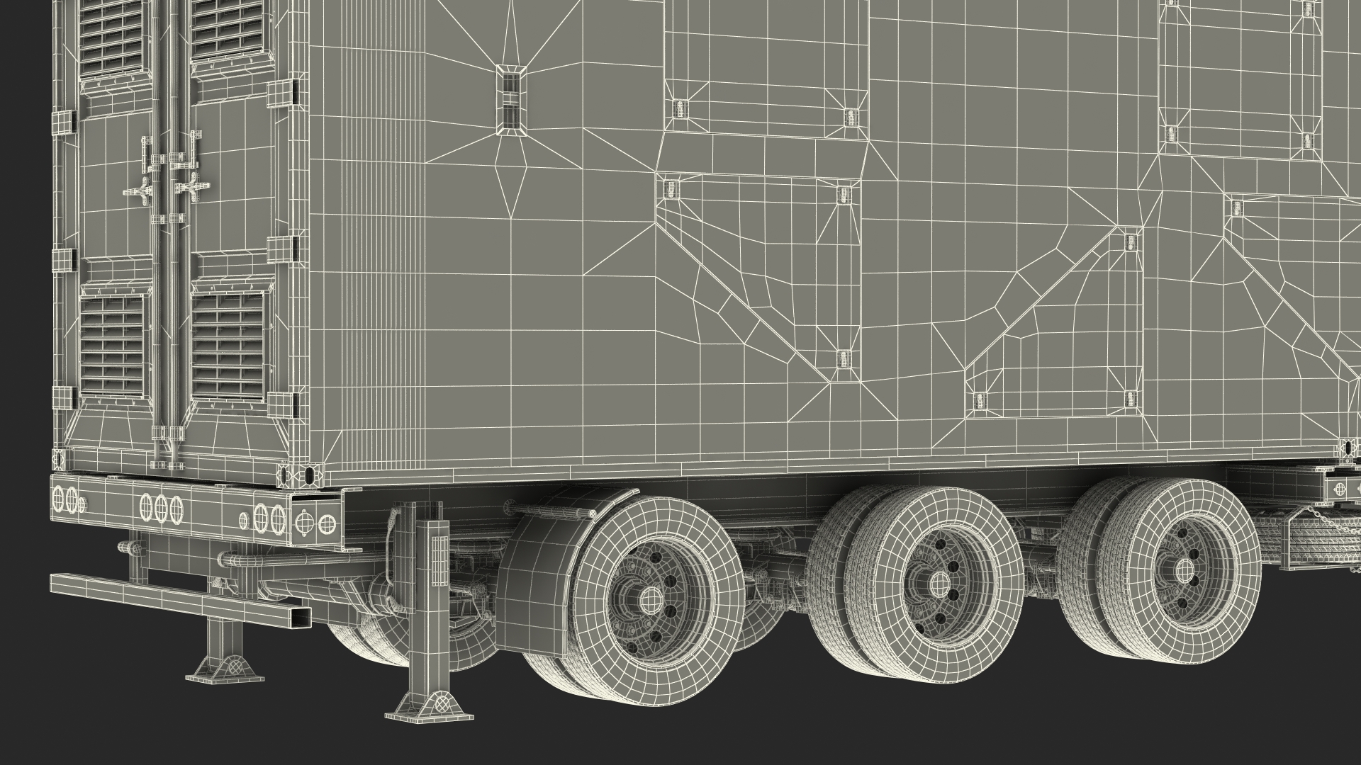 3D Truck M983 with Missile Launcher on Alert