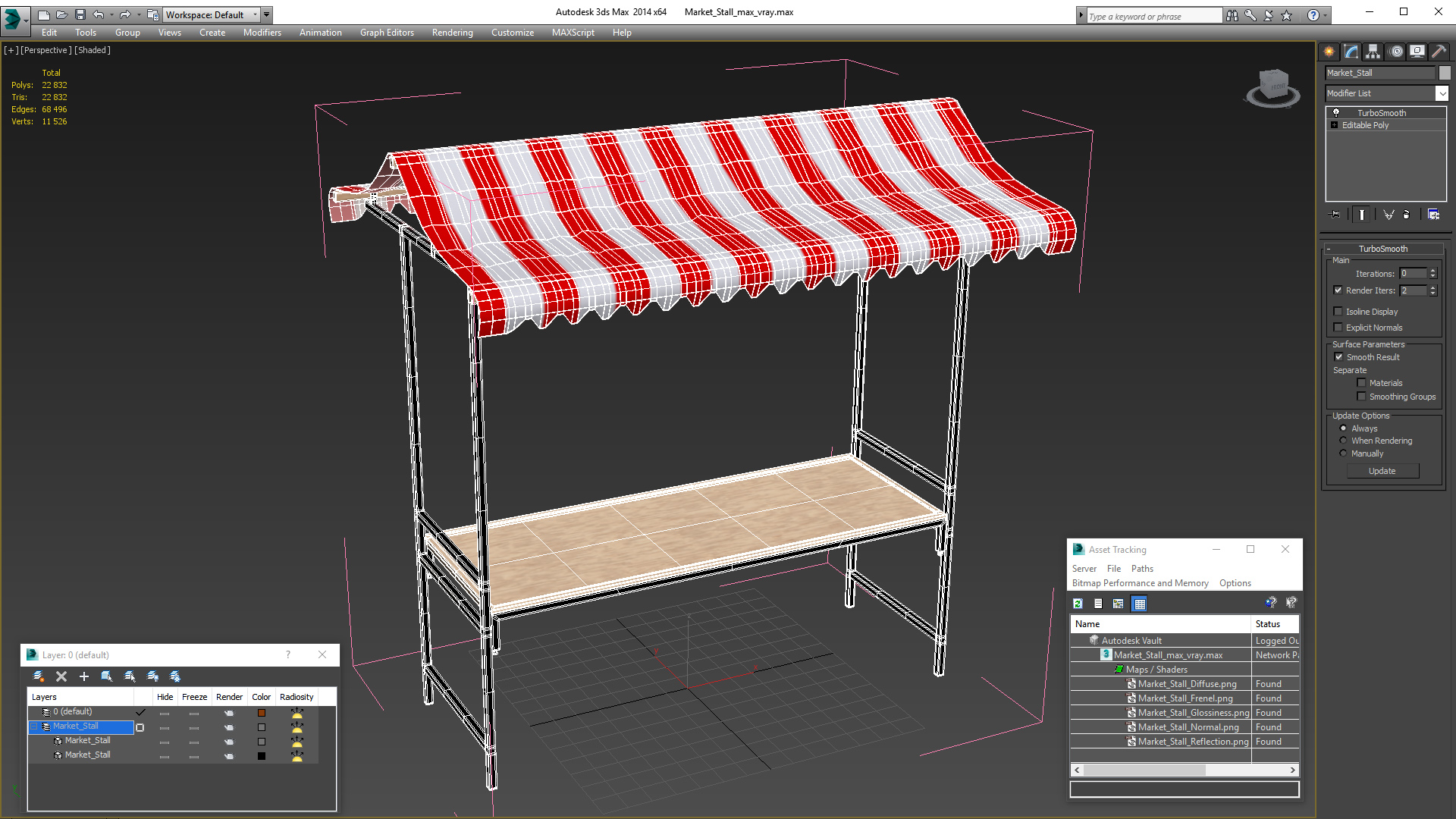 Market Stall 3D