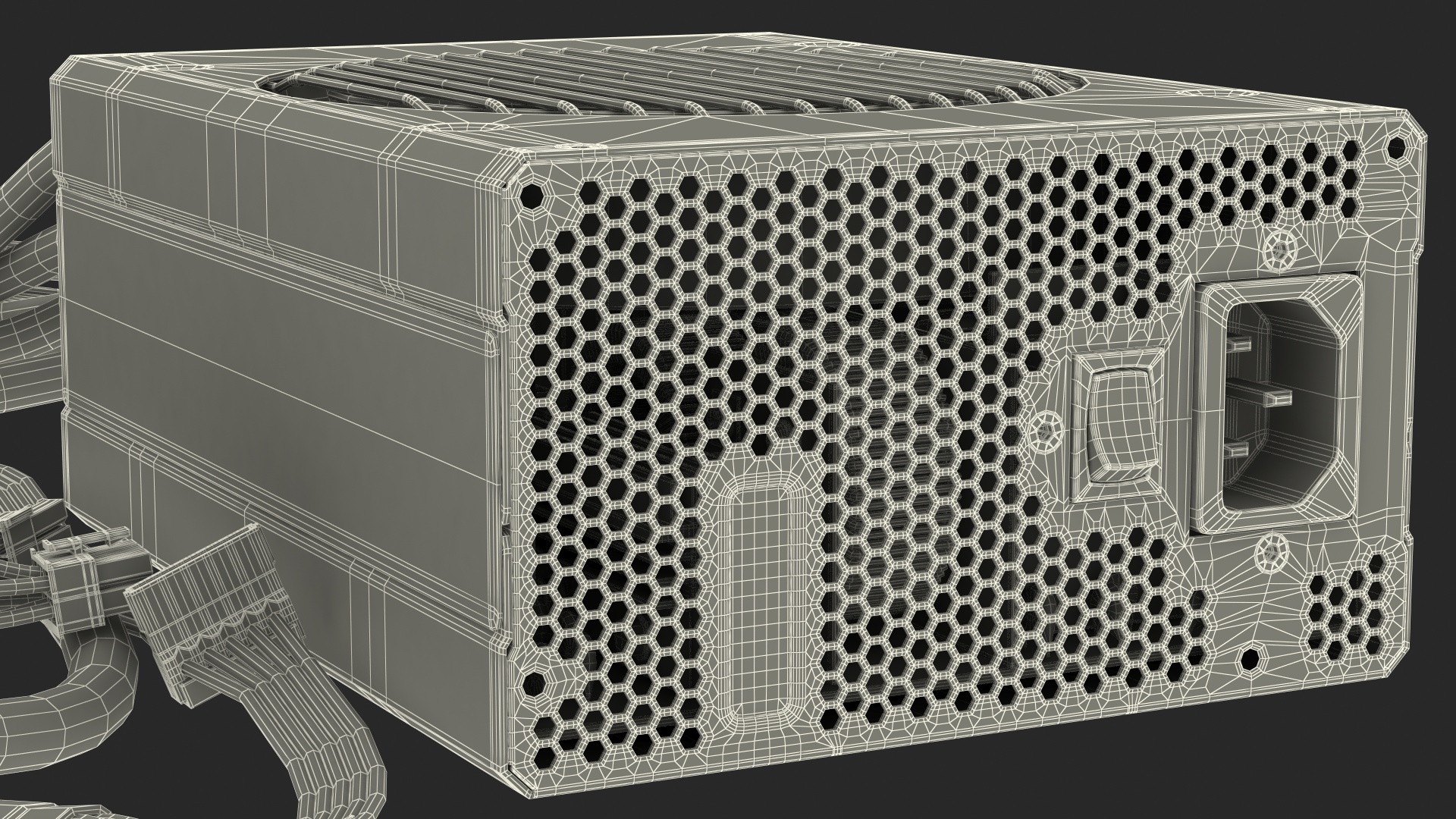 3D PC ATX Modular PSU model