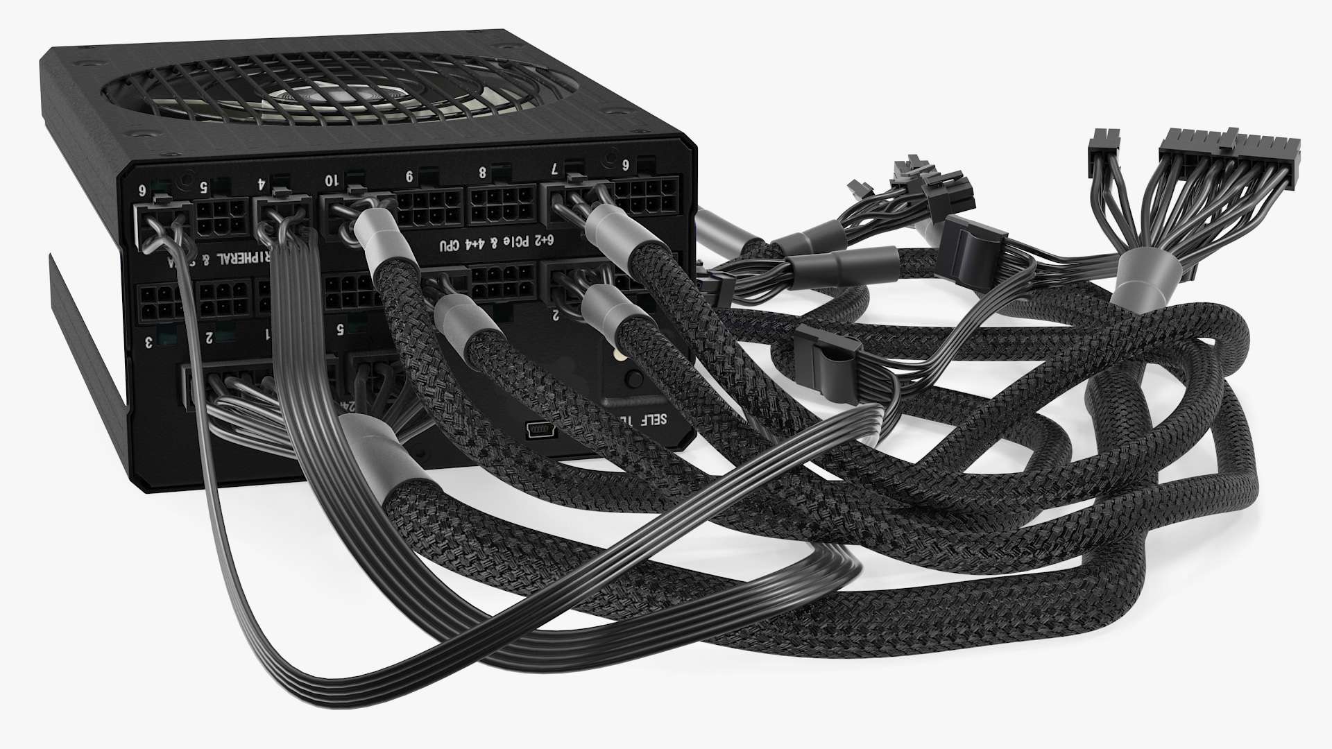 3D PC ATX Modular PSU model