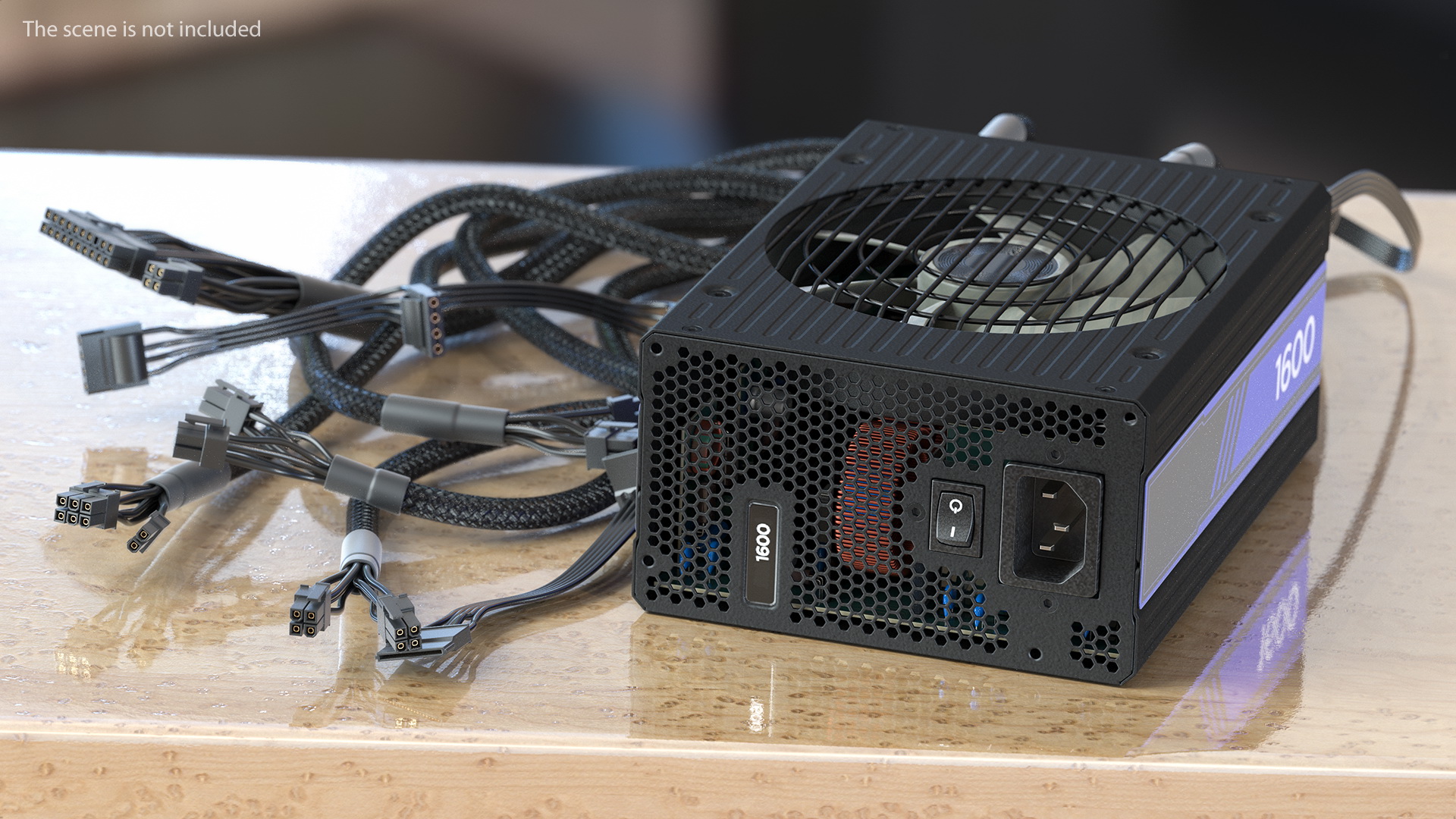 3D PC ATX Modular PSU model