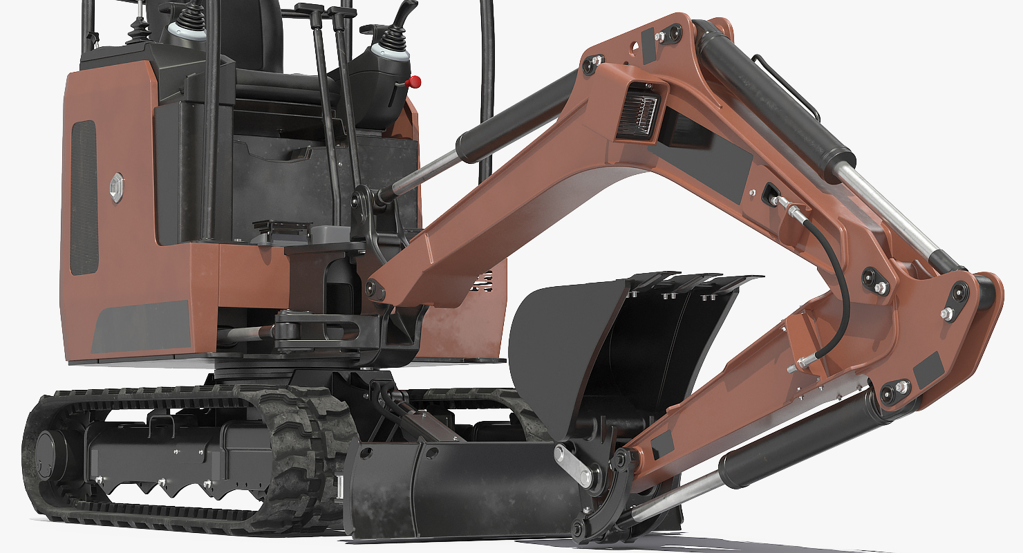 Mini Excavator Generic 3D