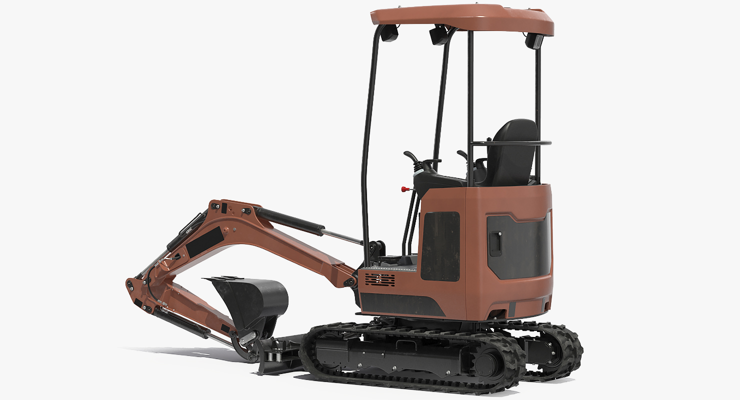 Mini Excavator Generic 3D