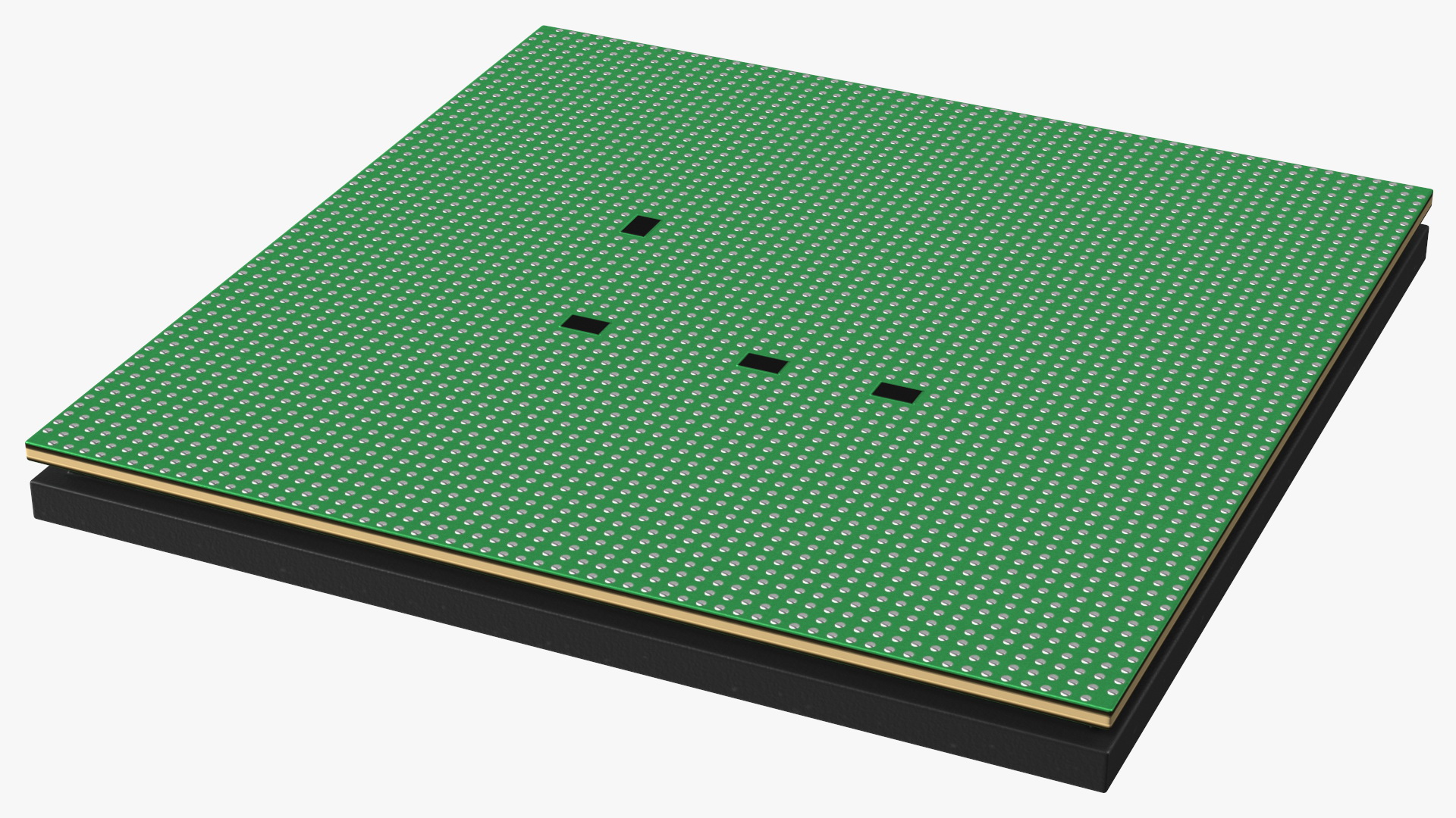 3D model BGA Multicore System on a Chip