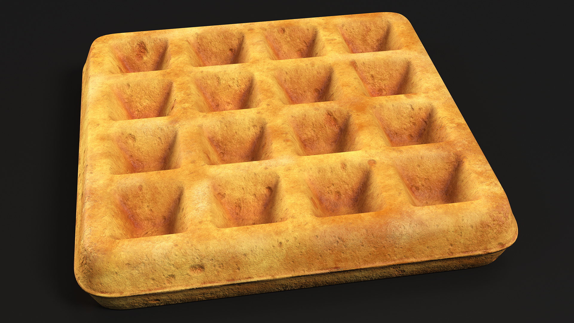 Small Square Waffle 3D model