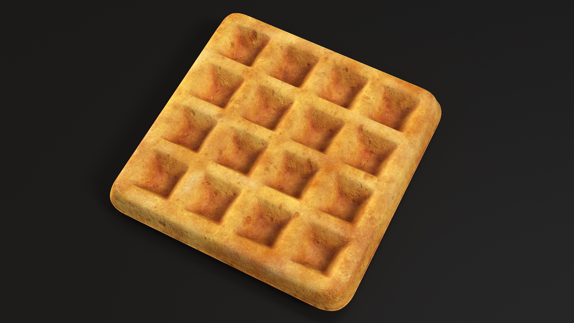 Small Square Waffle 3D model