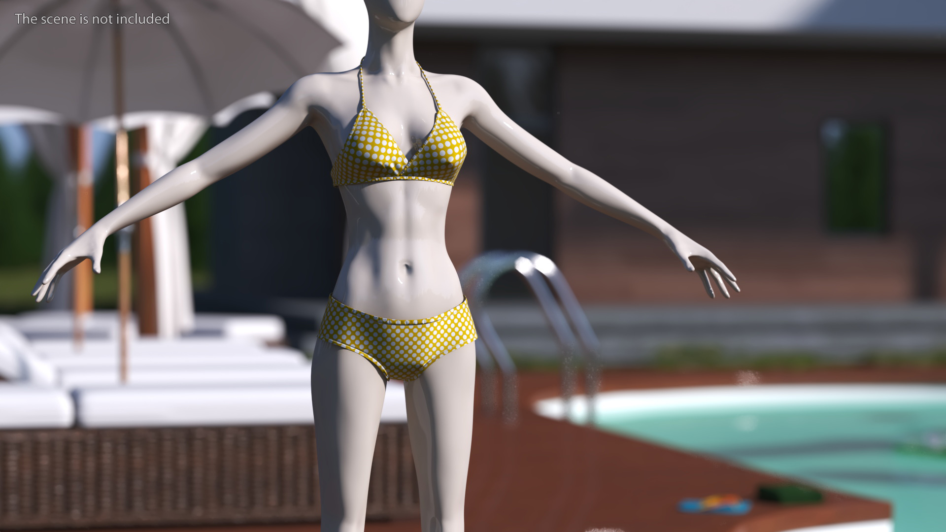 3D Polka Dot Bikini