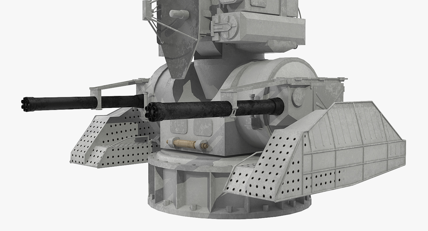 3D model Air Defence Kashtan Combat Module Rigged