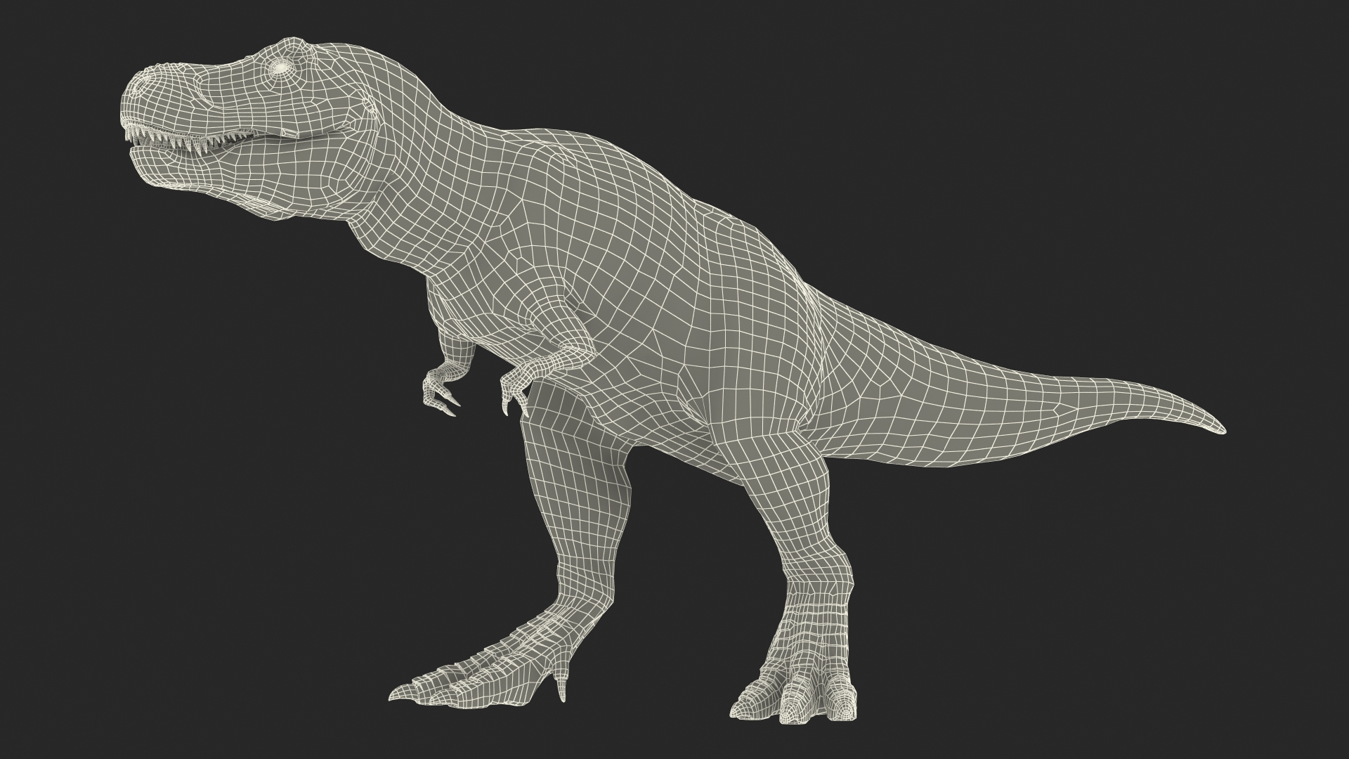 3D T Rex Rigged for Cinema 4D