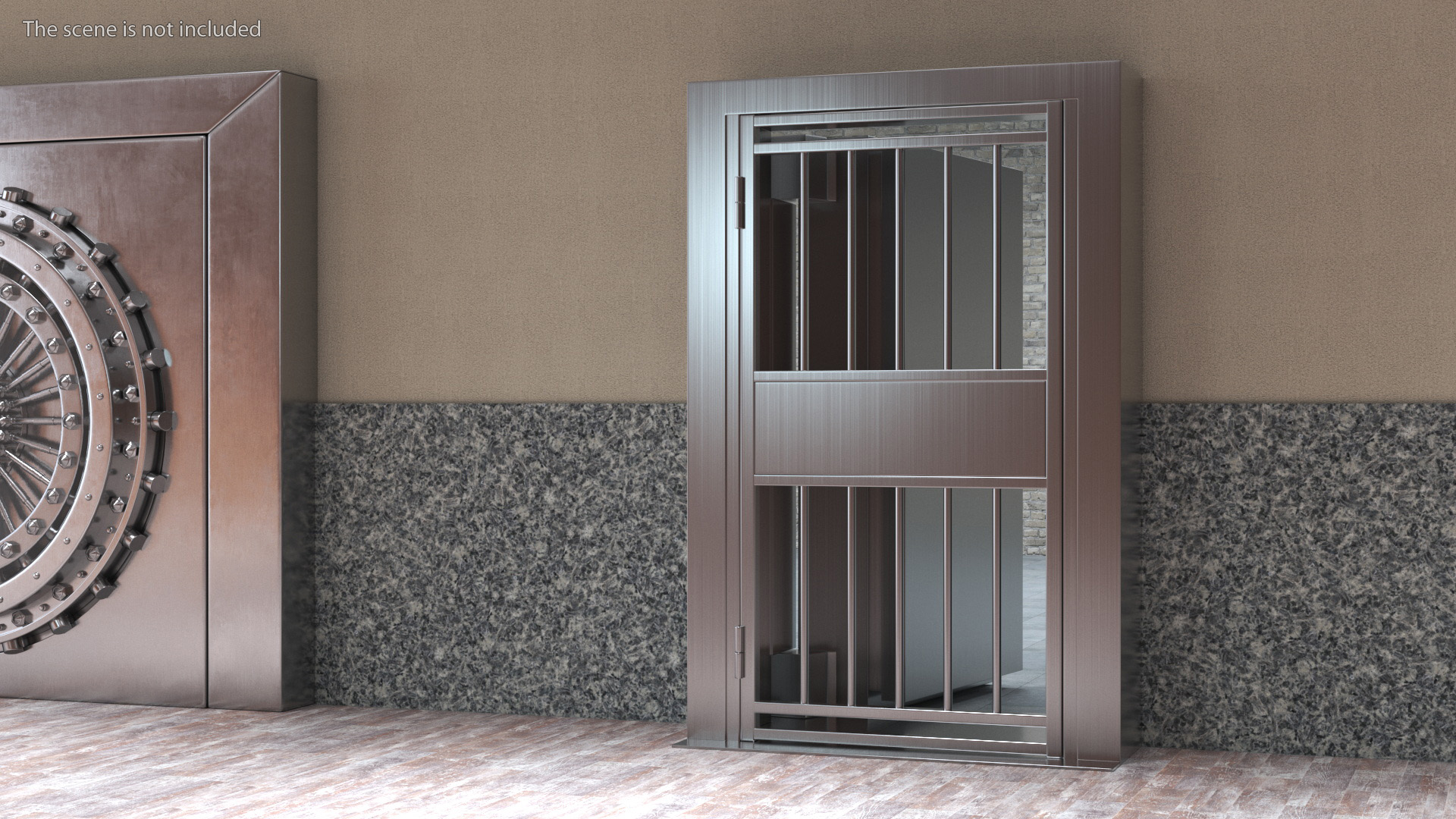 3D model Vault Room Iron Door