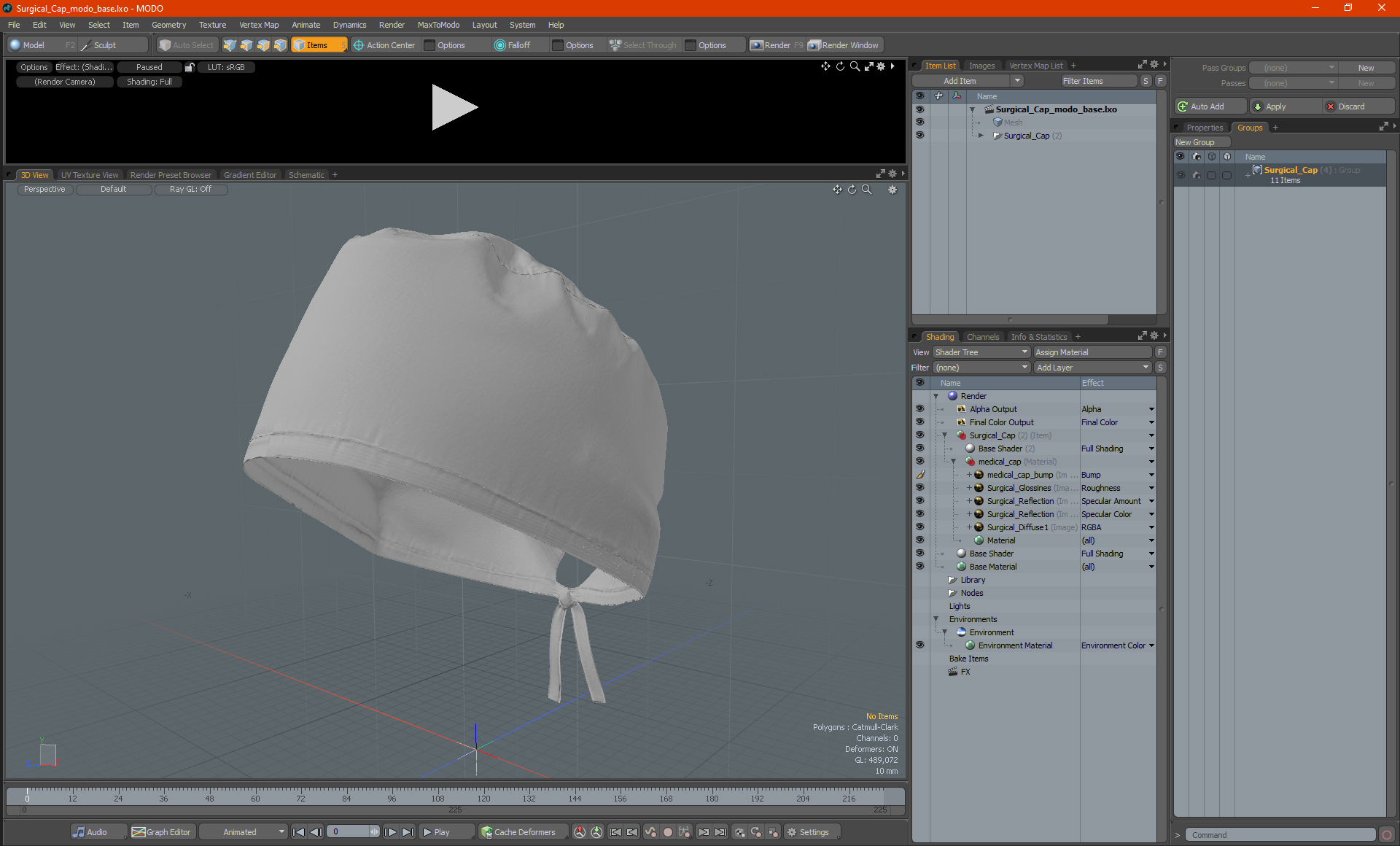 Surgical Cap 3D