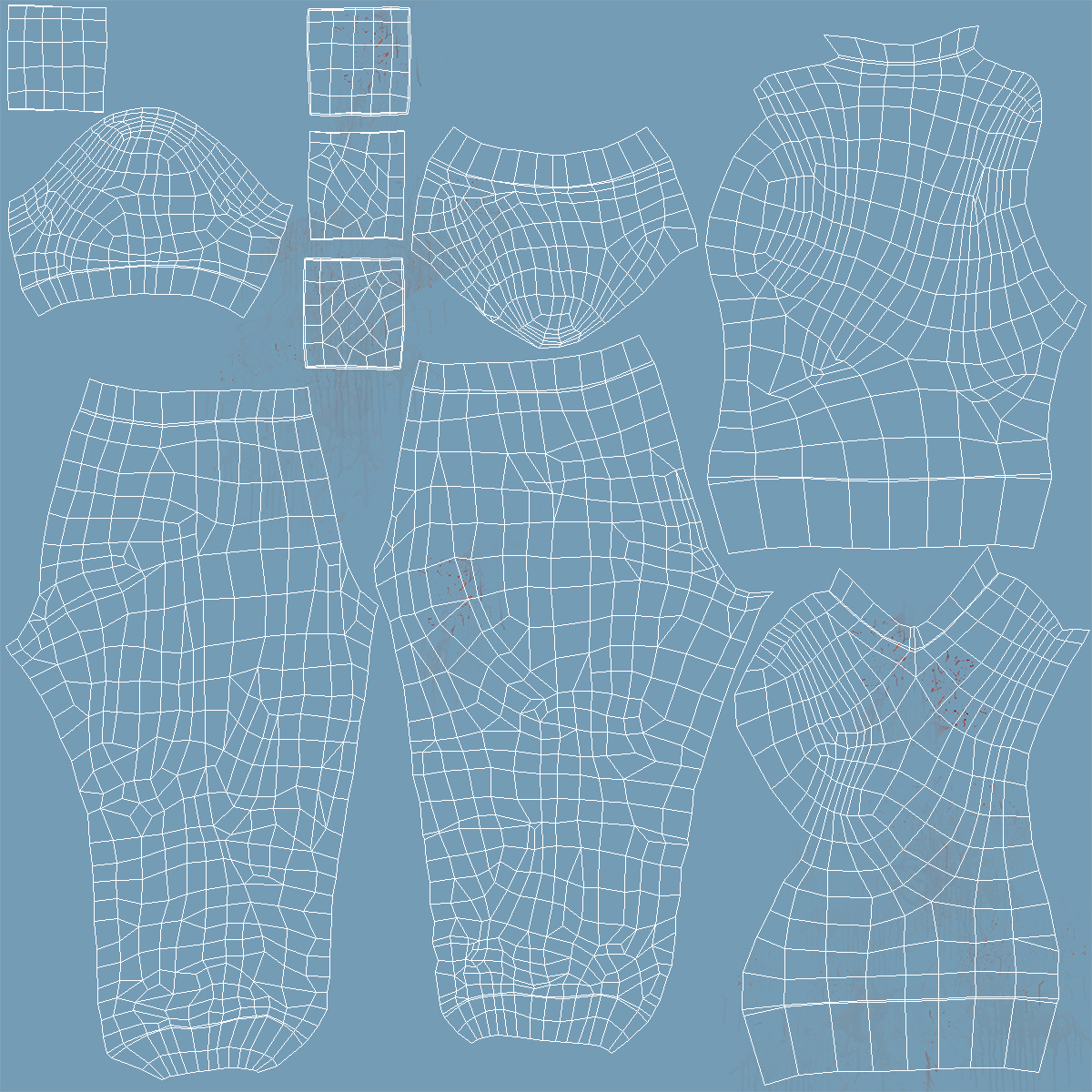 Medical Scrubs Uniform 3D