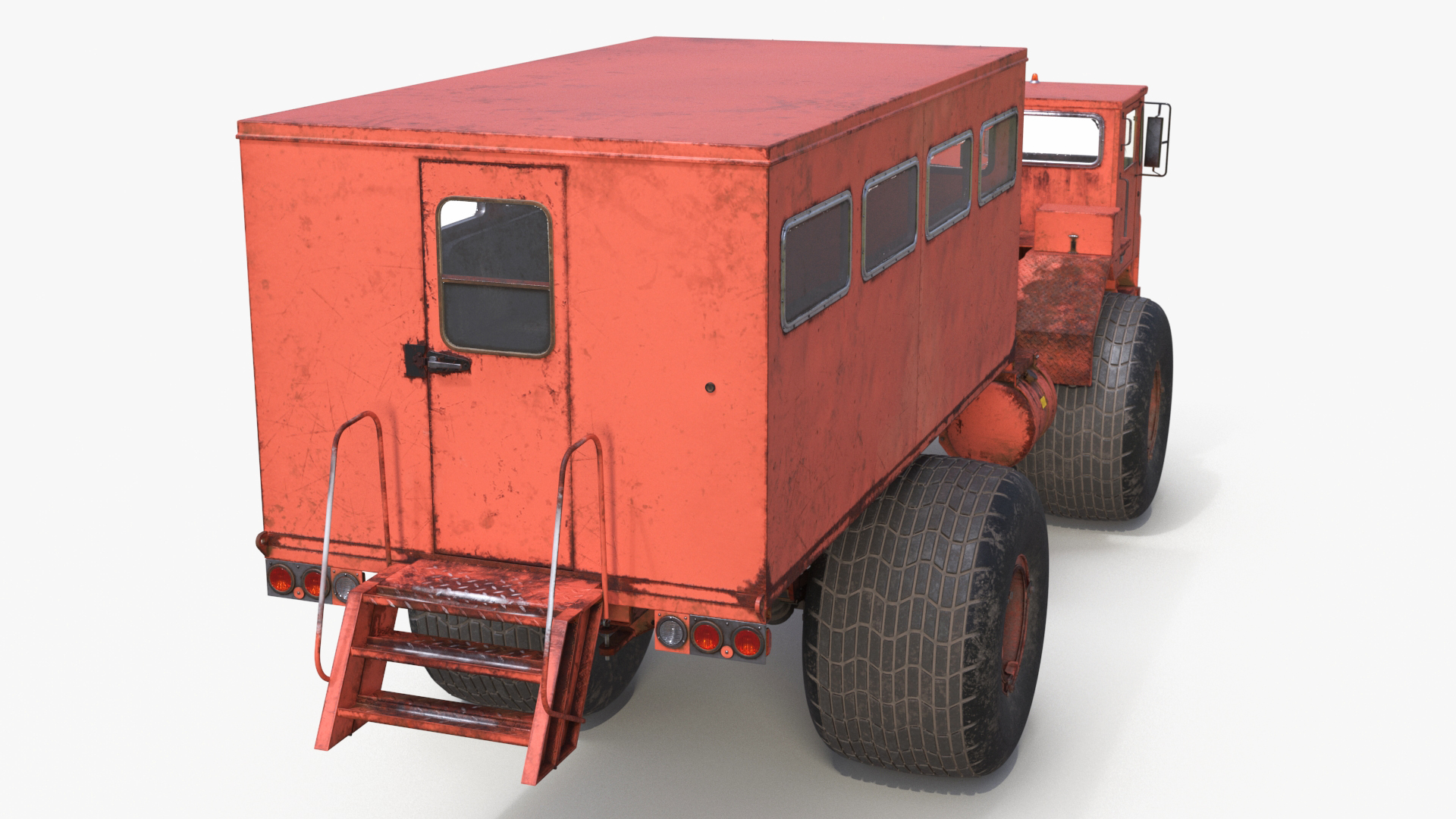 3D All-terrain Passenger Vehicle Rigged