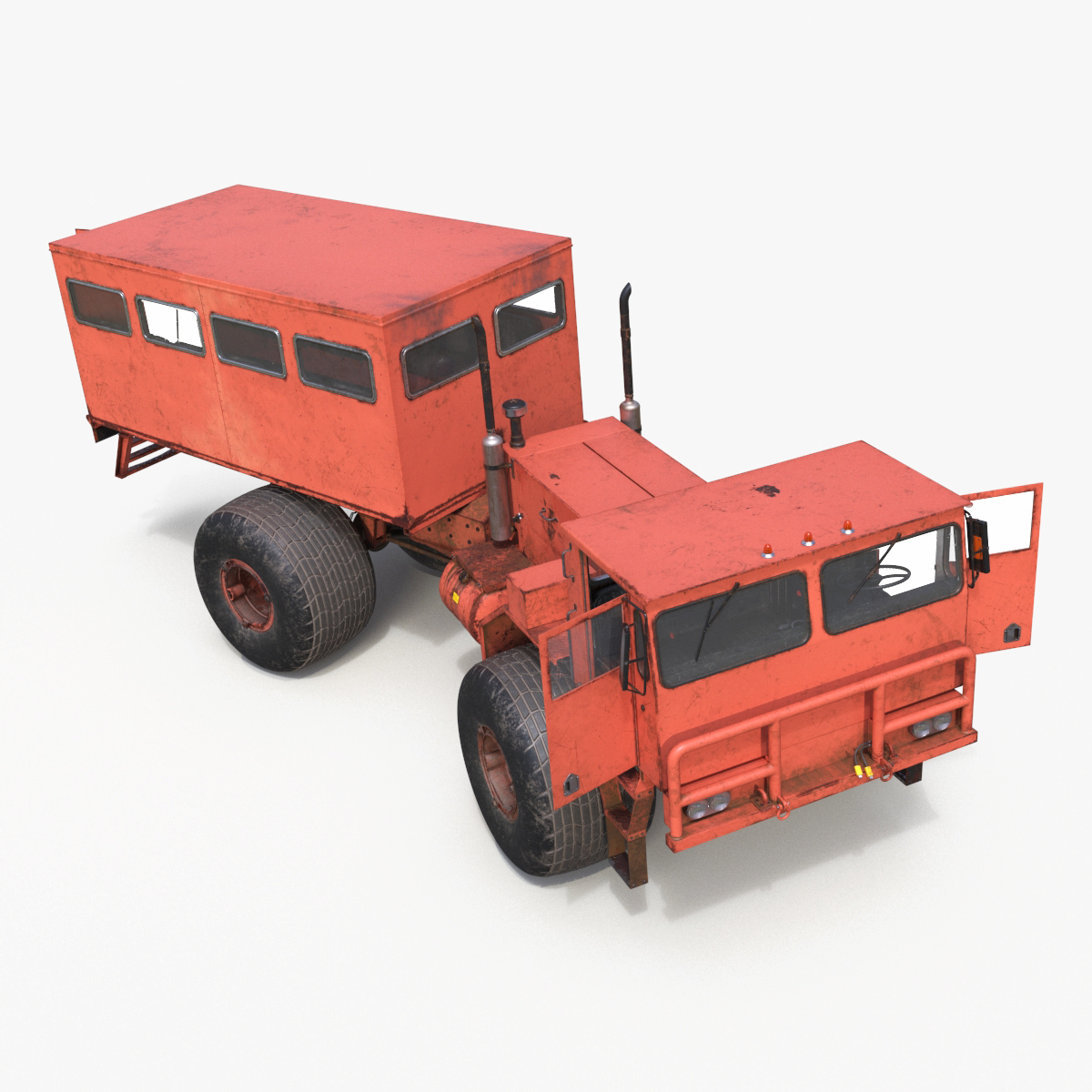 3D All-terrain Passenger Vehicle Rigged