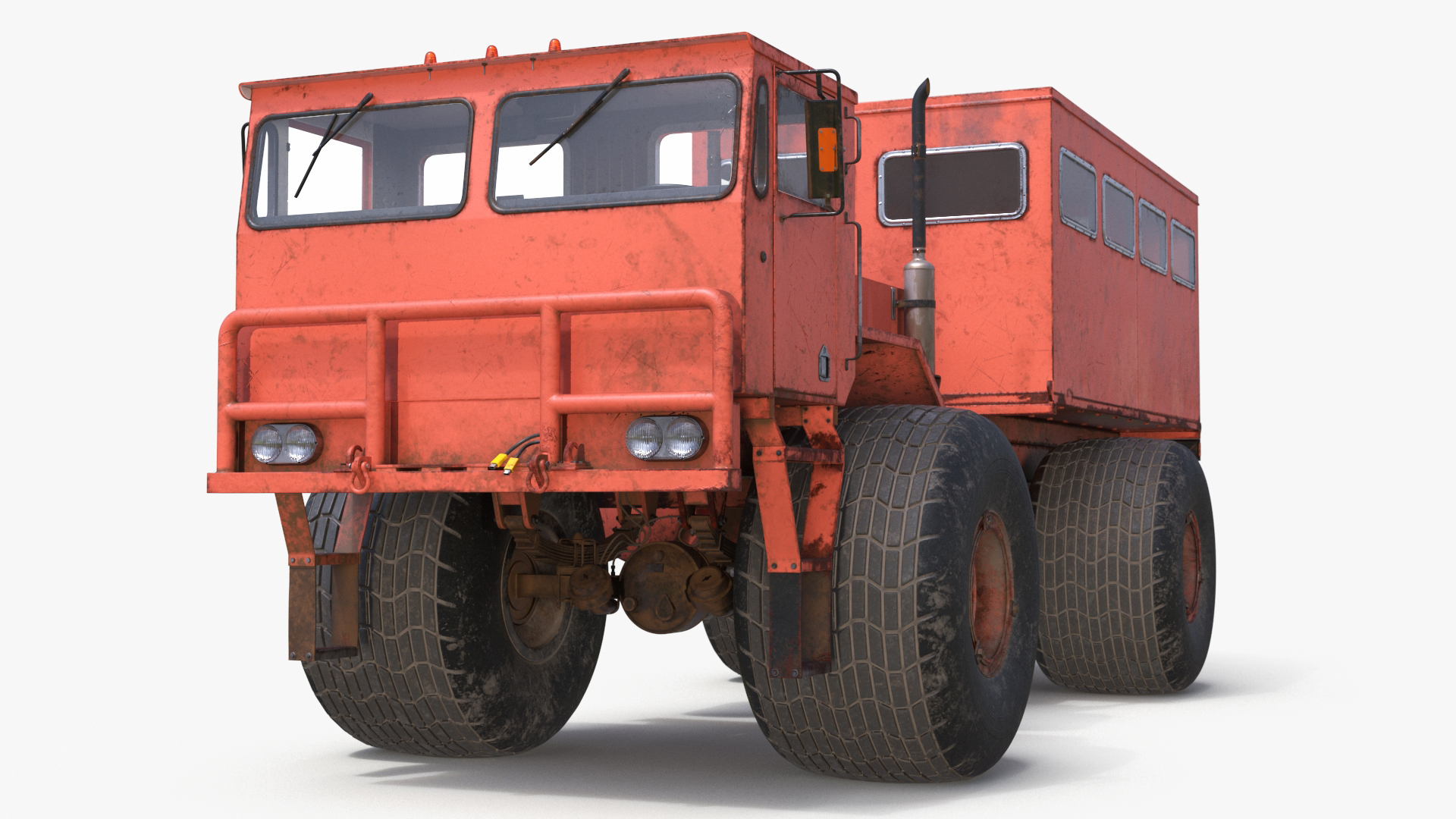 3D All-terrain Passenger Vehicle Rigged