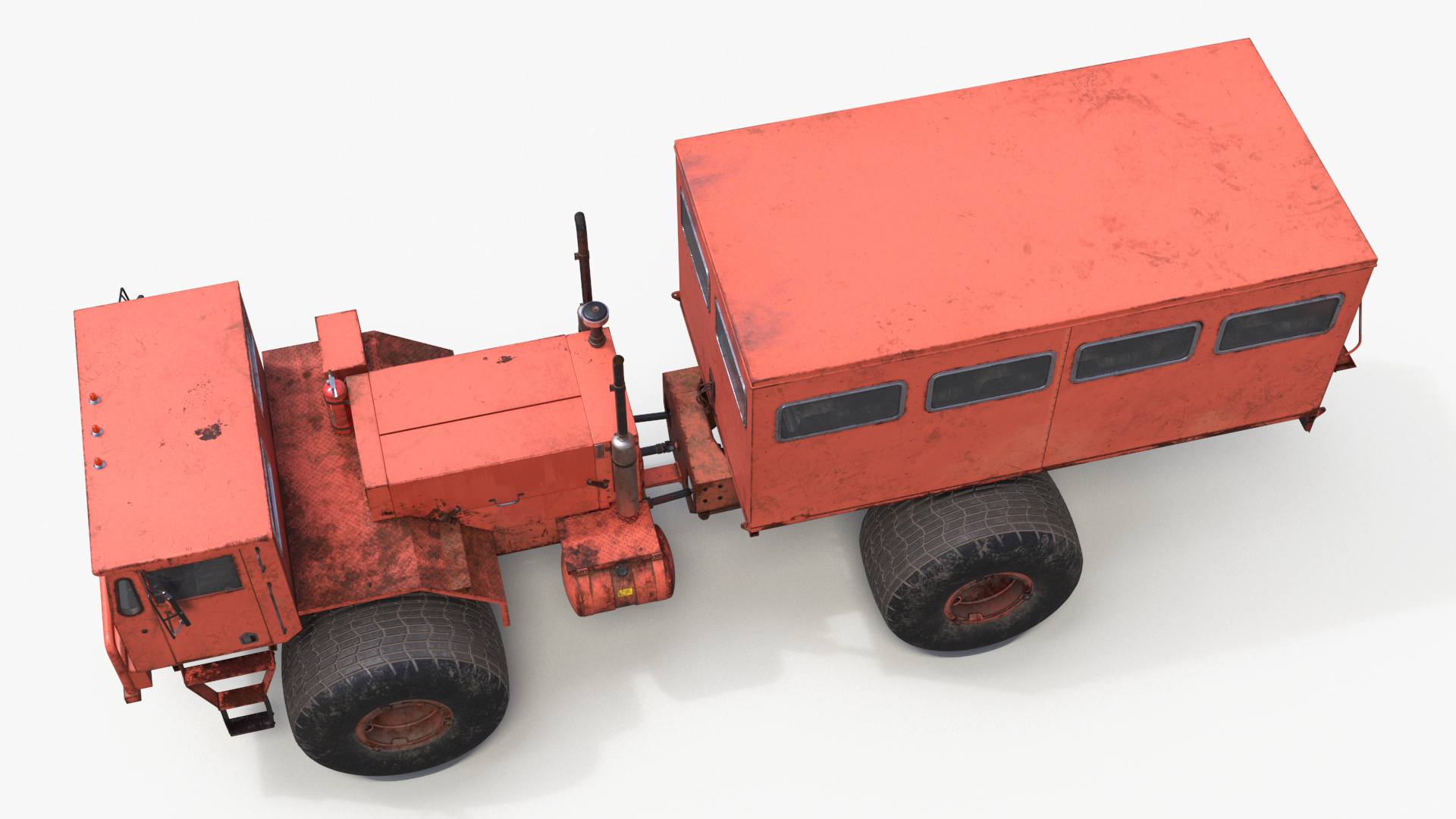 3D All-terrain Passenger Vehicle Rigged