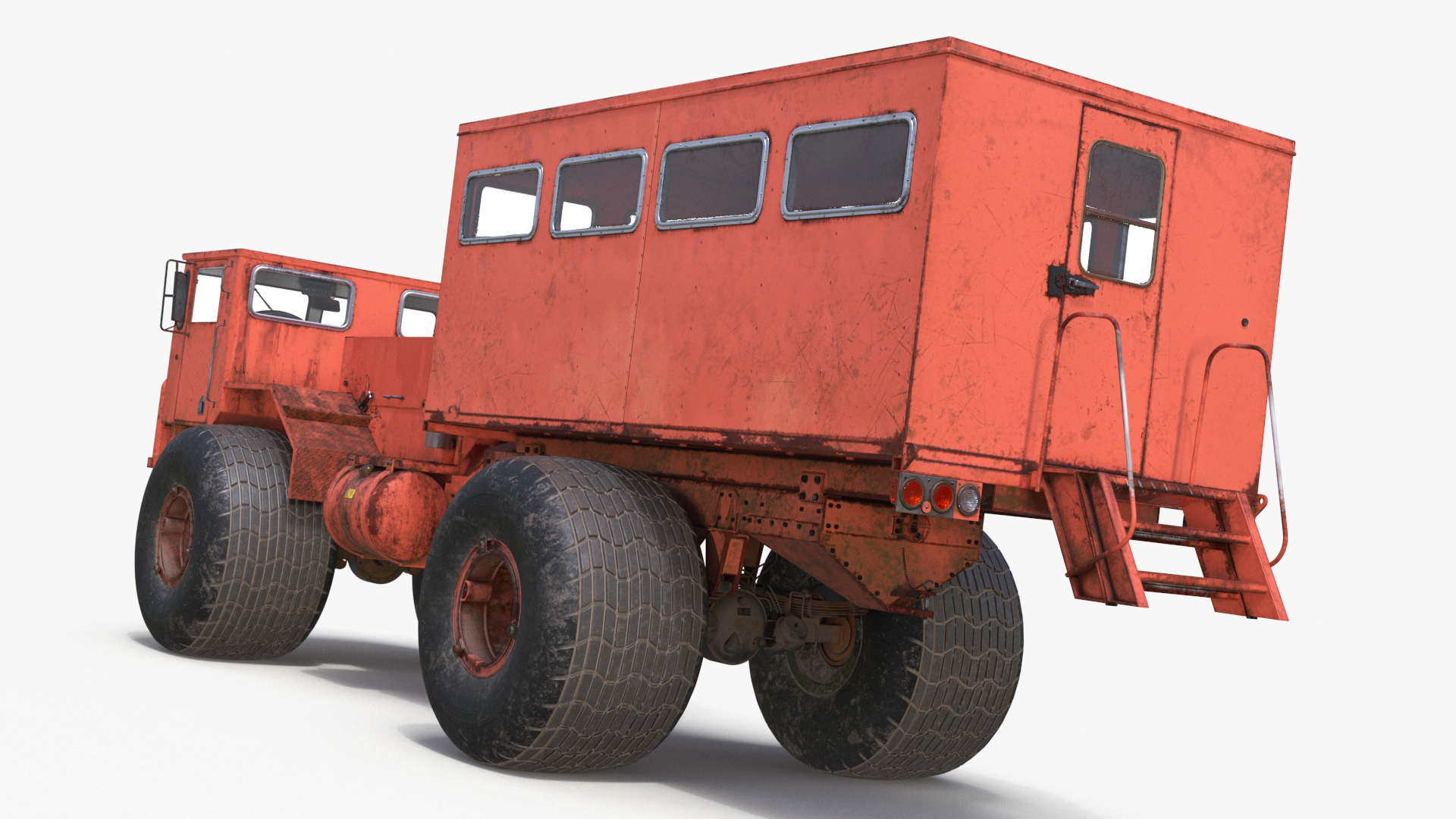 3D All-terrain Passenger Vehicle Rigged