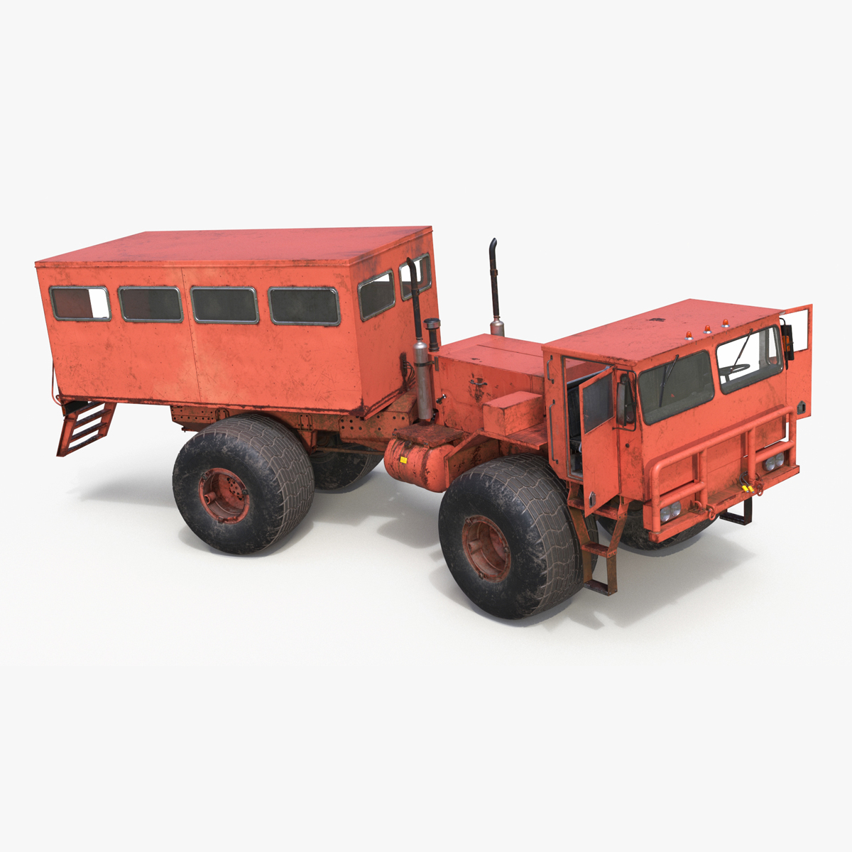 3D All-terrain Passenger Vehicle Rigged