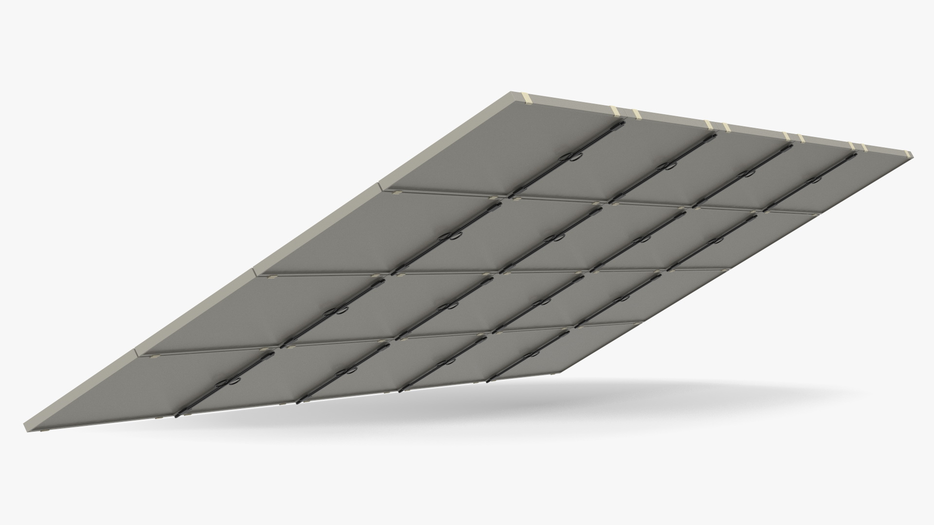 Polycrystalline Solar Panel 3D