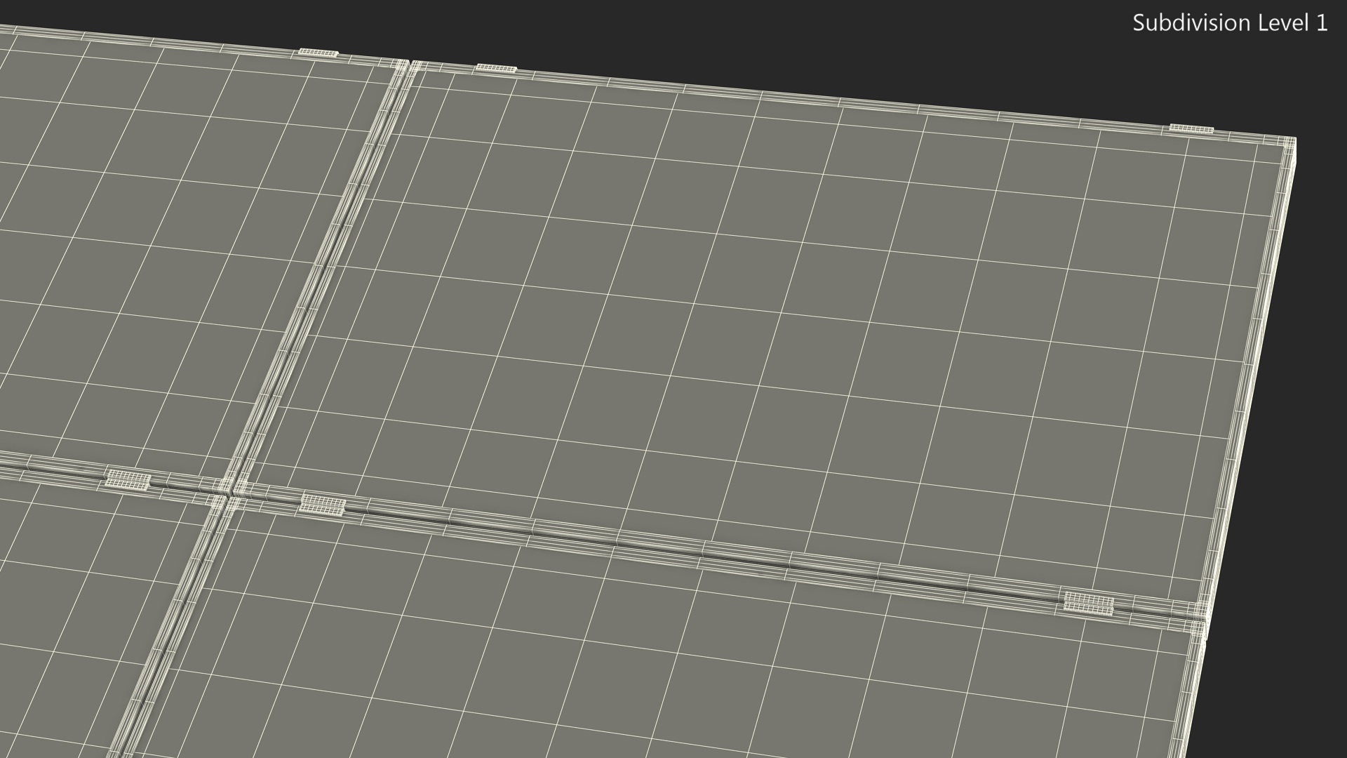 Polycrystalline Solar Panel 3D