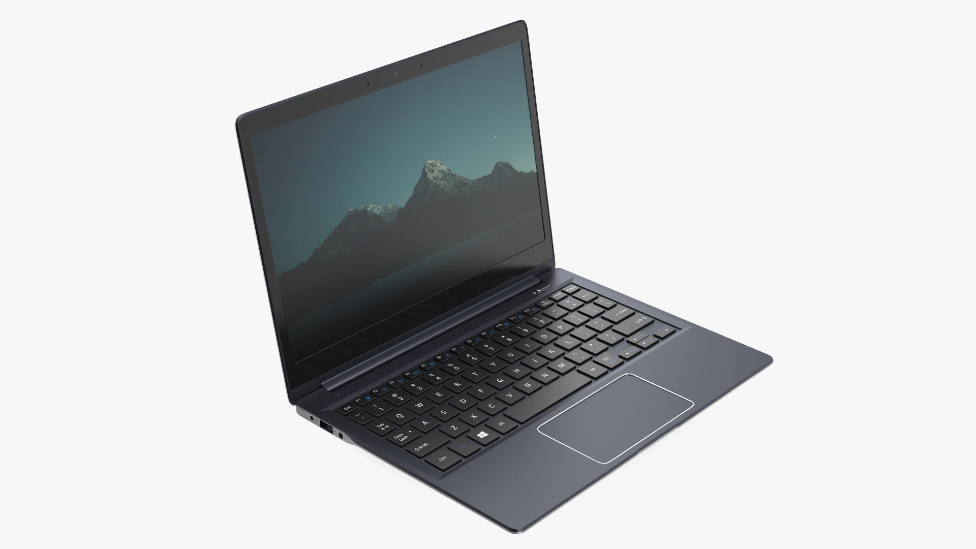 3D Modern Laptop model