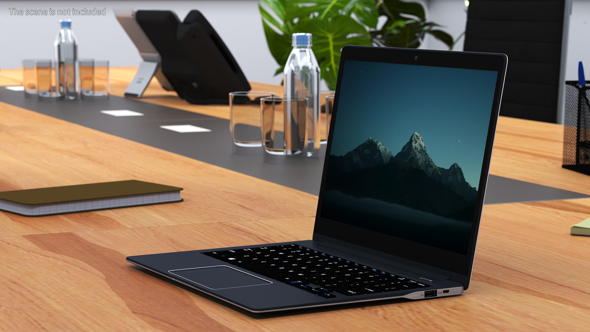 3D Modern Laptop model