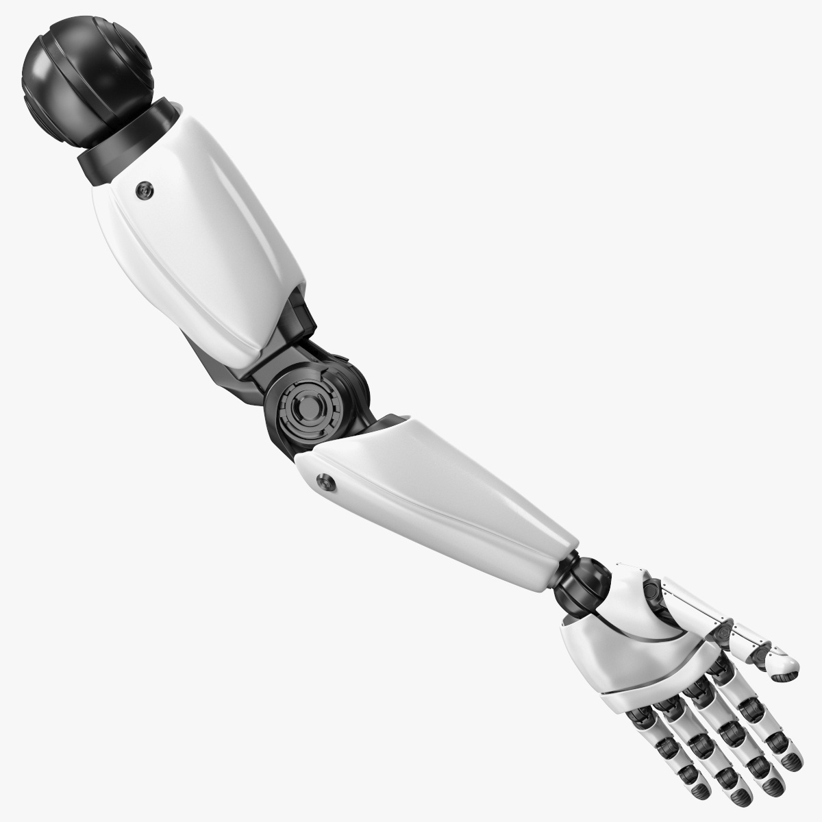 Sci Fi Robot Arm Rigged for Cinema 4D 3D