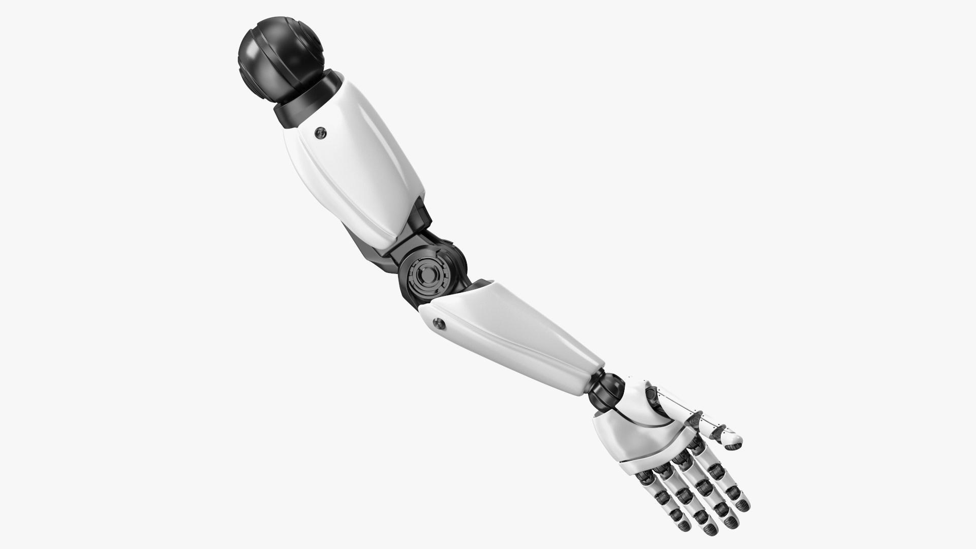 Sci Fi Robot Arm Rigged for Cinema 4D 3D