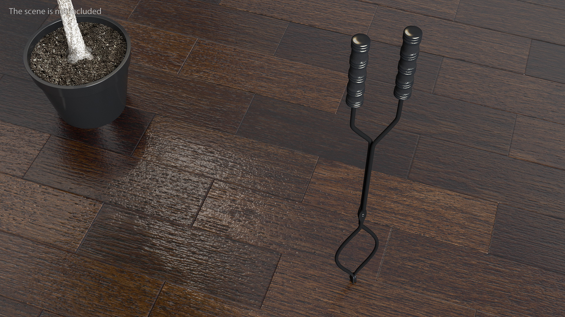 Fireplace Tong Tool 3D model