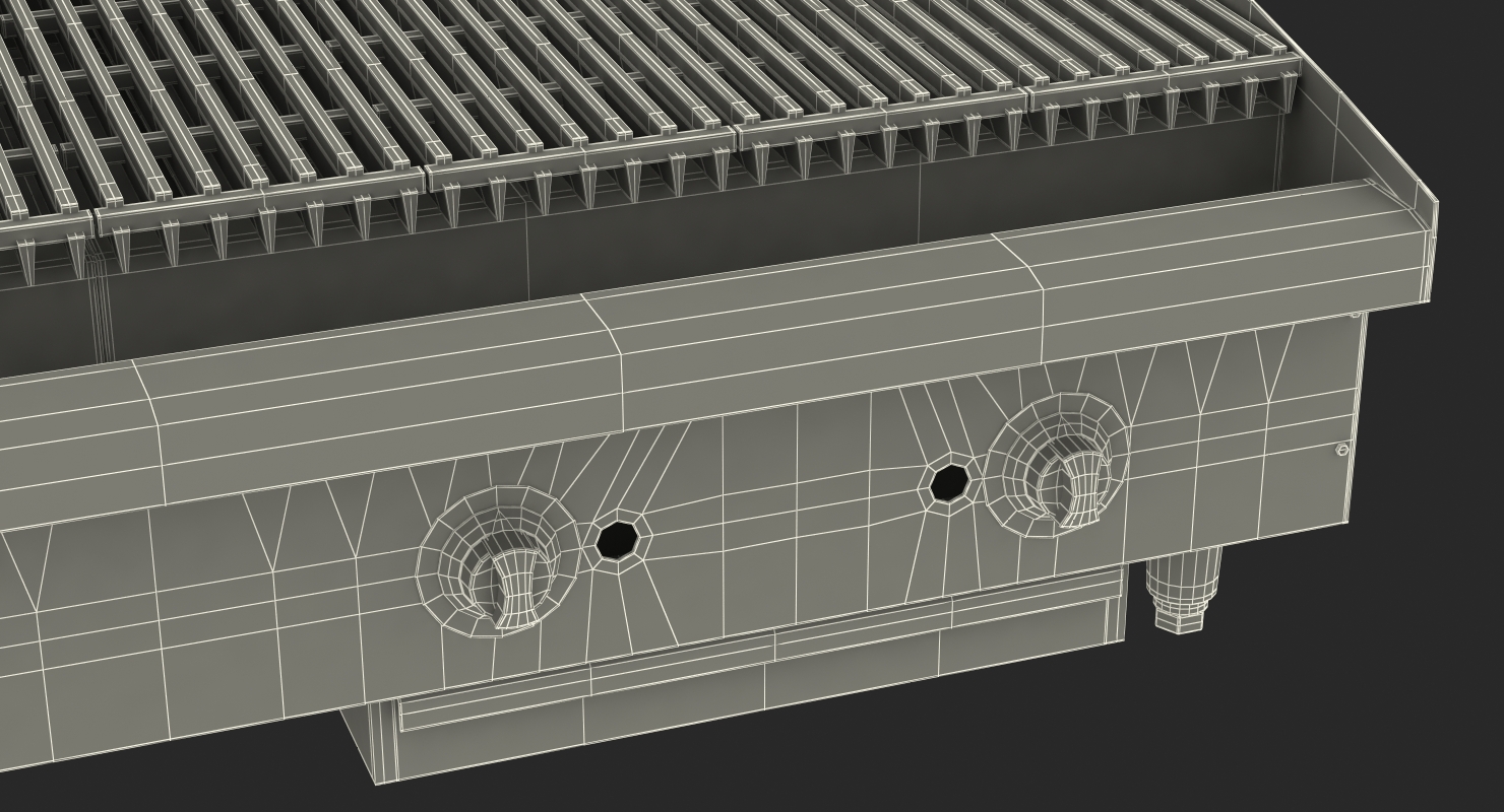 3D model Gas Charbroiler