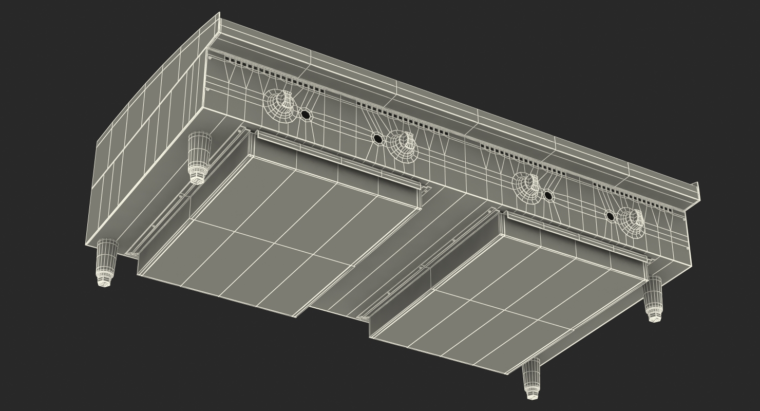 3D model Gas Charbroiler