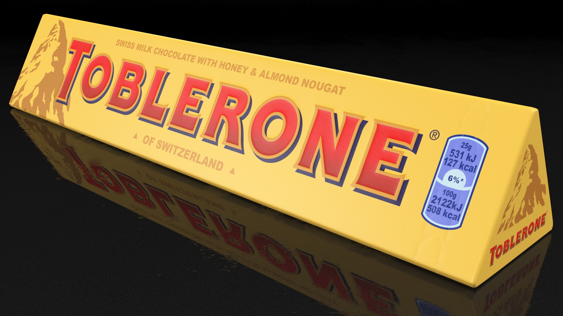 Toblerone Milk Chocolate Package 3D