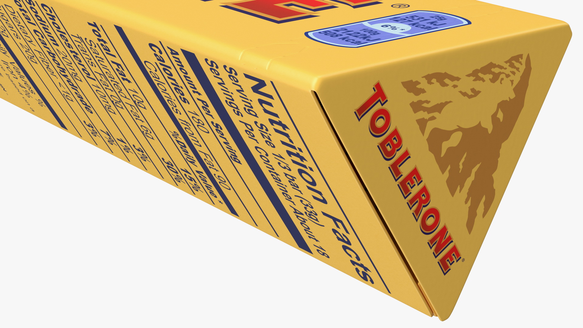 Toblerone Milk Chocolate Package 3D