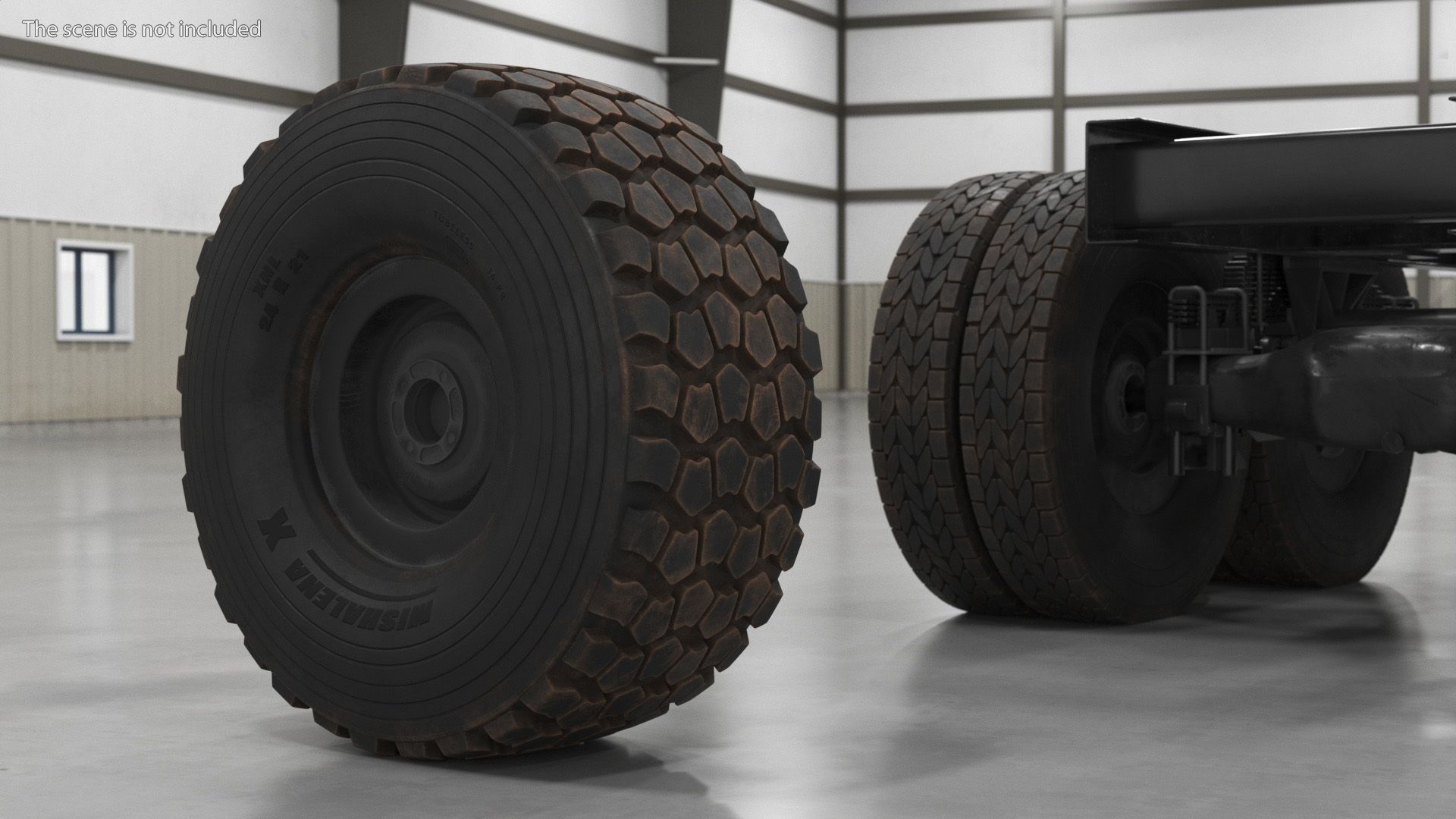 Wheel for Super Duty Heavy Truck 3D