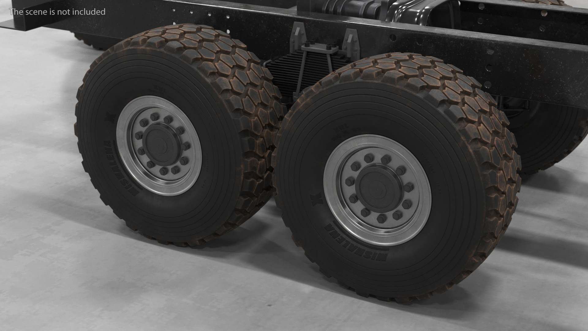 Wheel for Super Duty Heavy Truck 3D