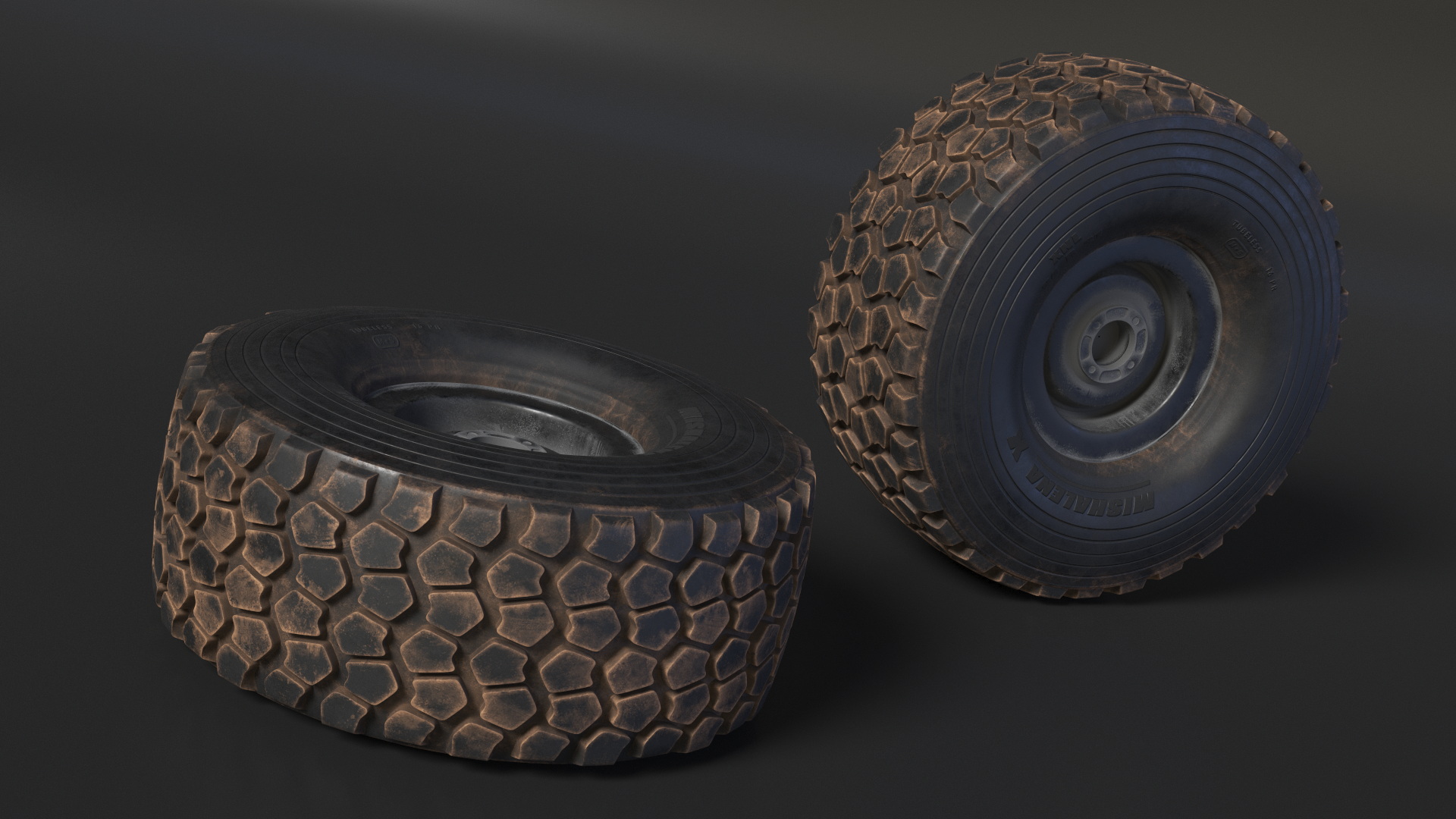 Wheel for Super Duty Heavy Truck 3D