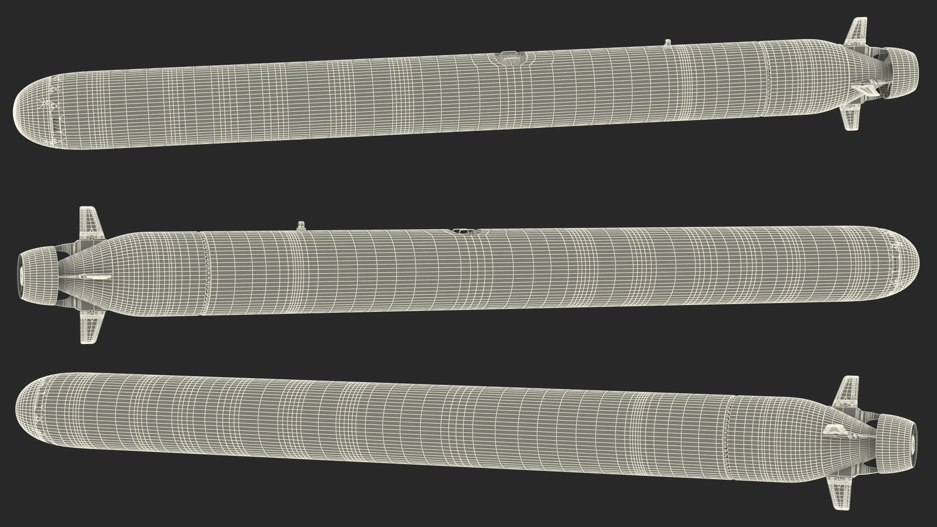 3D Poseidon Nuclear Torpedoes