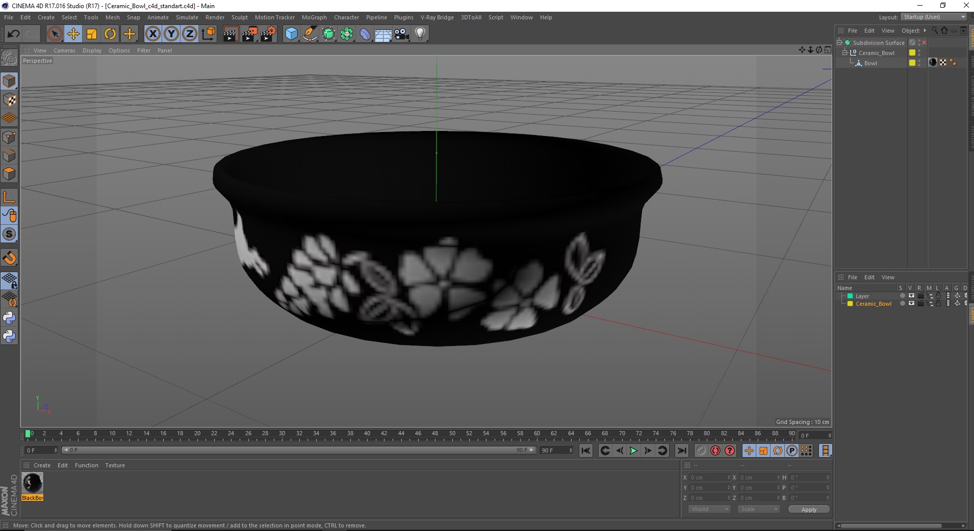 Ceramic Bowl 3D