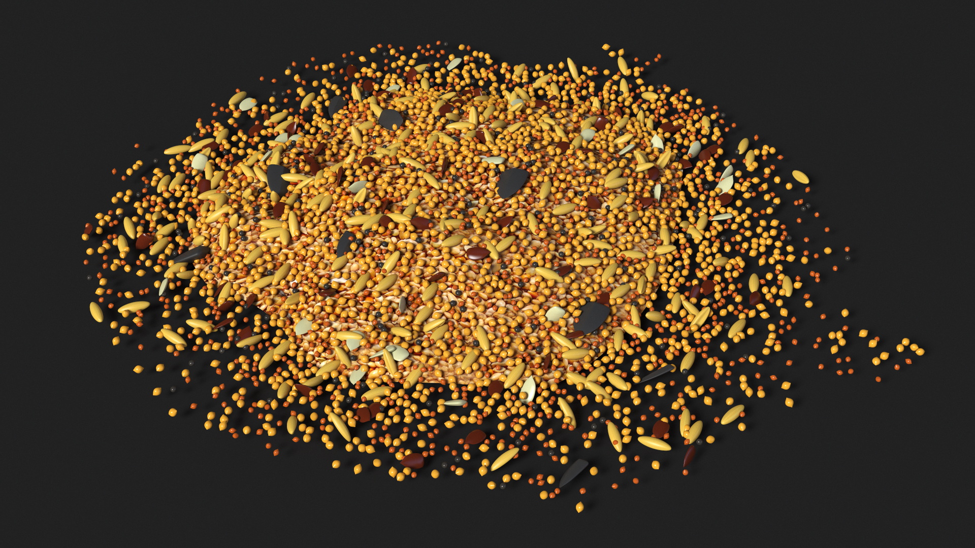 3D model Mixed Bird Seed