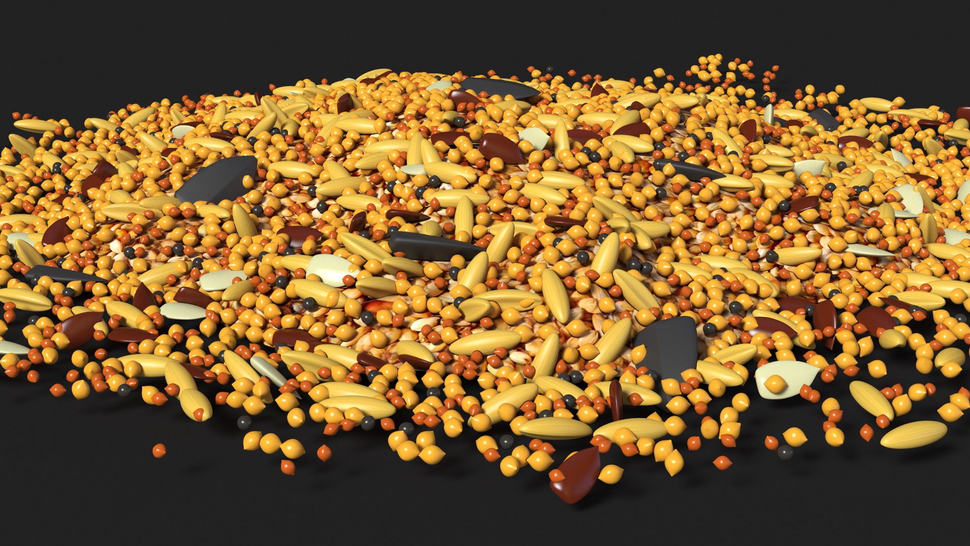 3D model Mixed Bird Seed