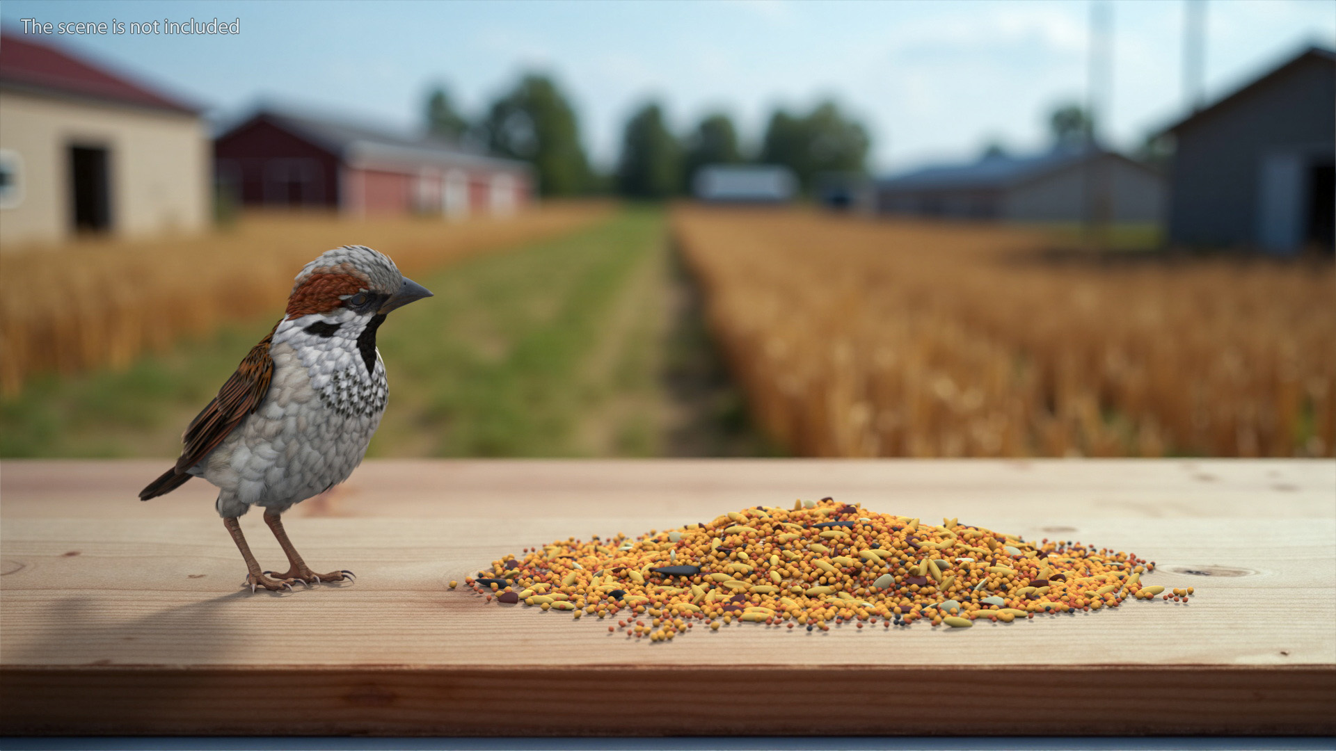 3D model Mixed Bird Seed