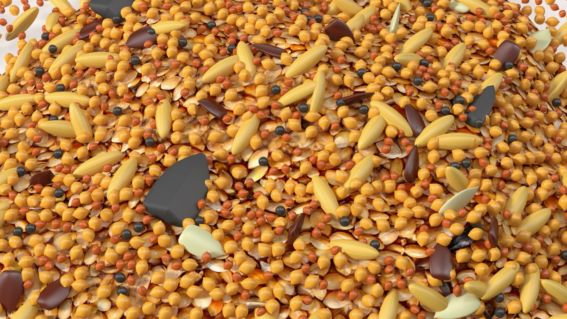 3D model Mixed Bird Seed