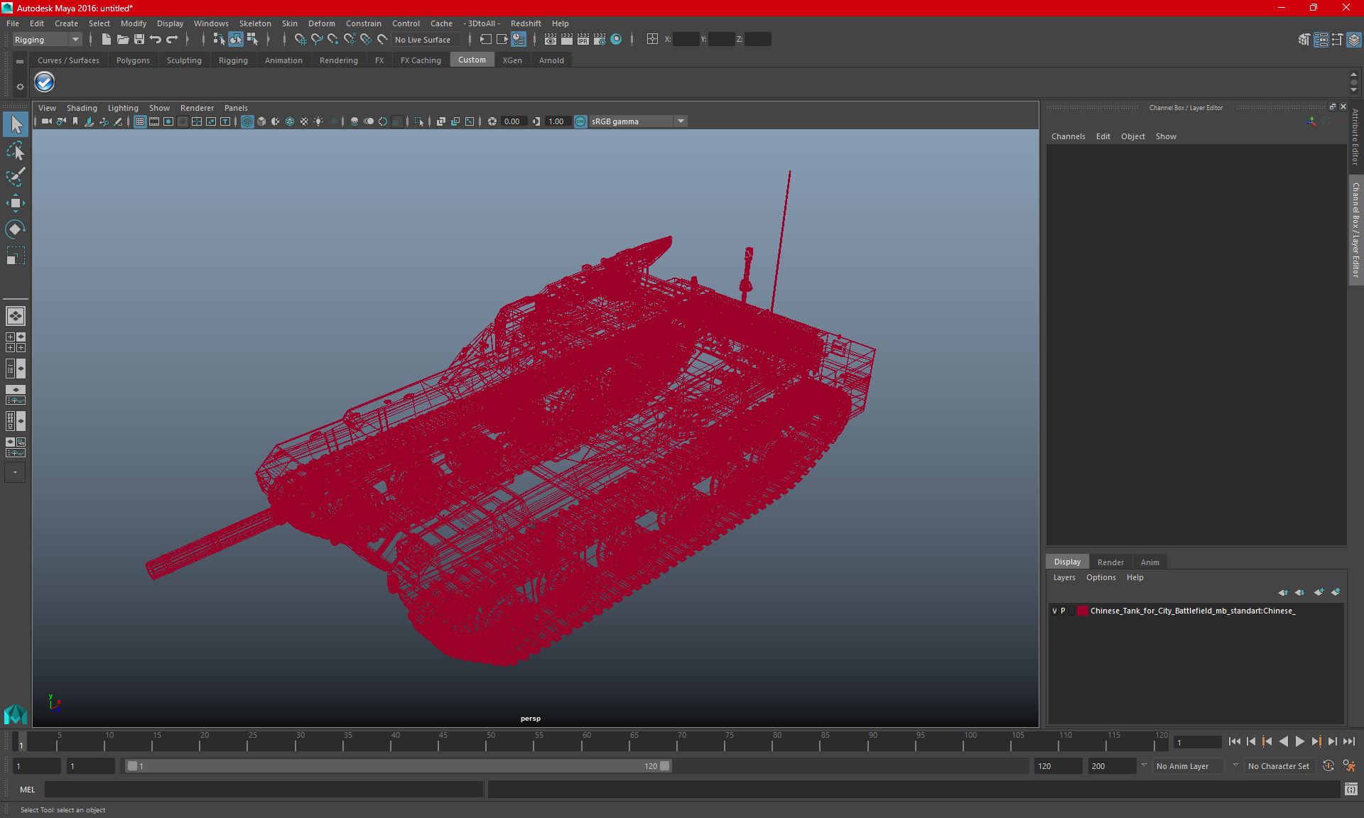 3D Norinco VT-4 Thailand Tank