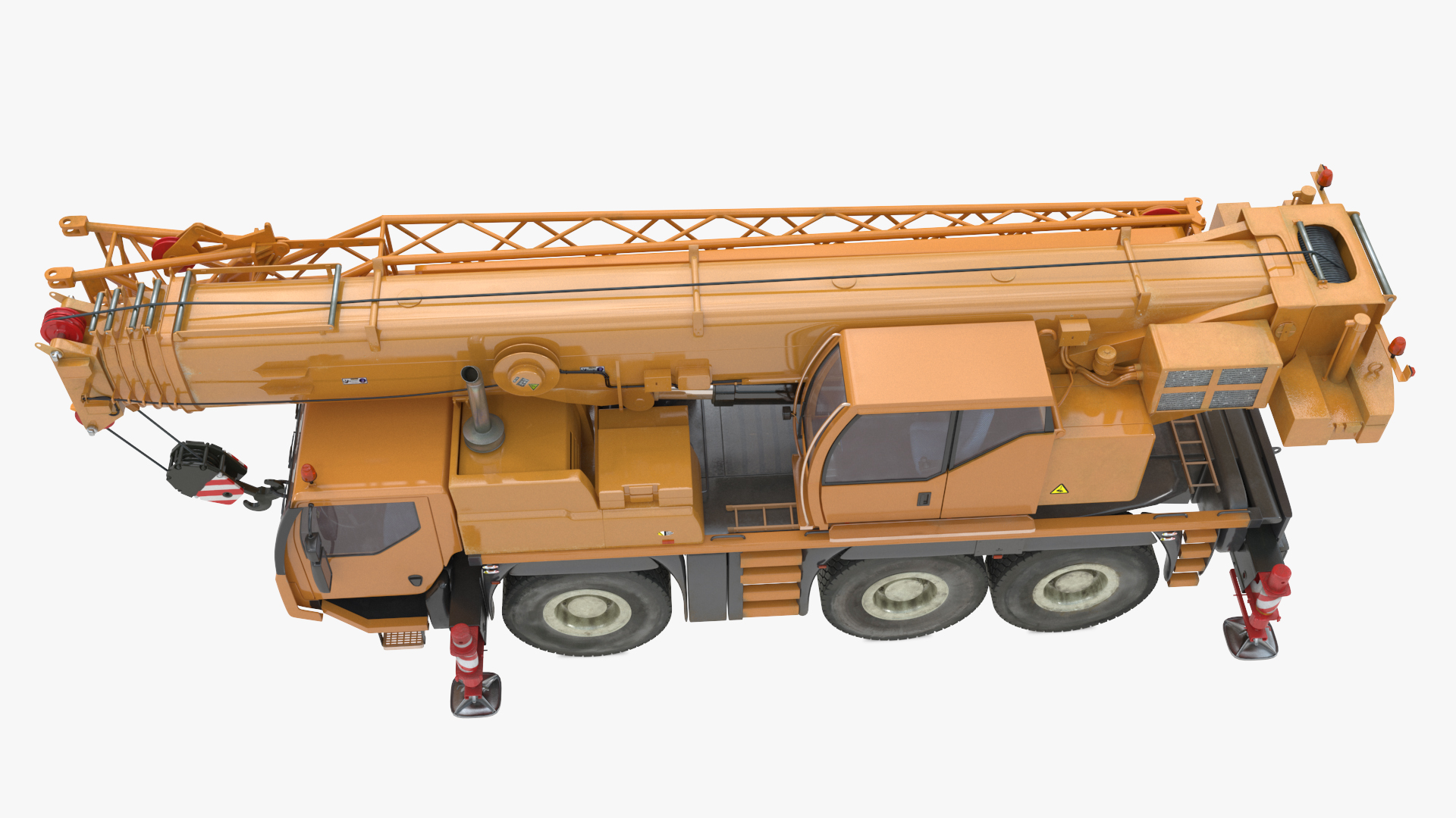 Mobile Telescopic Crane Truck 3D model