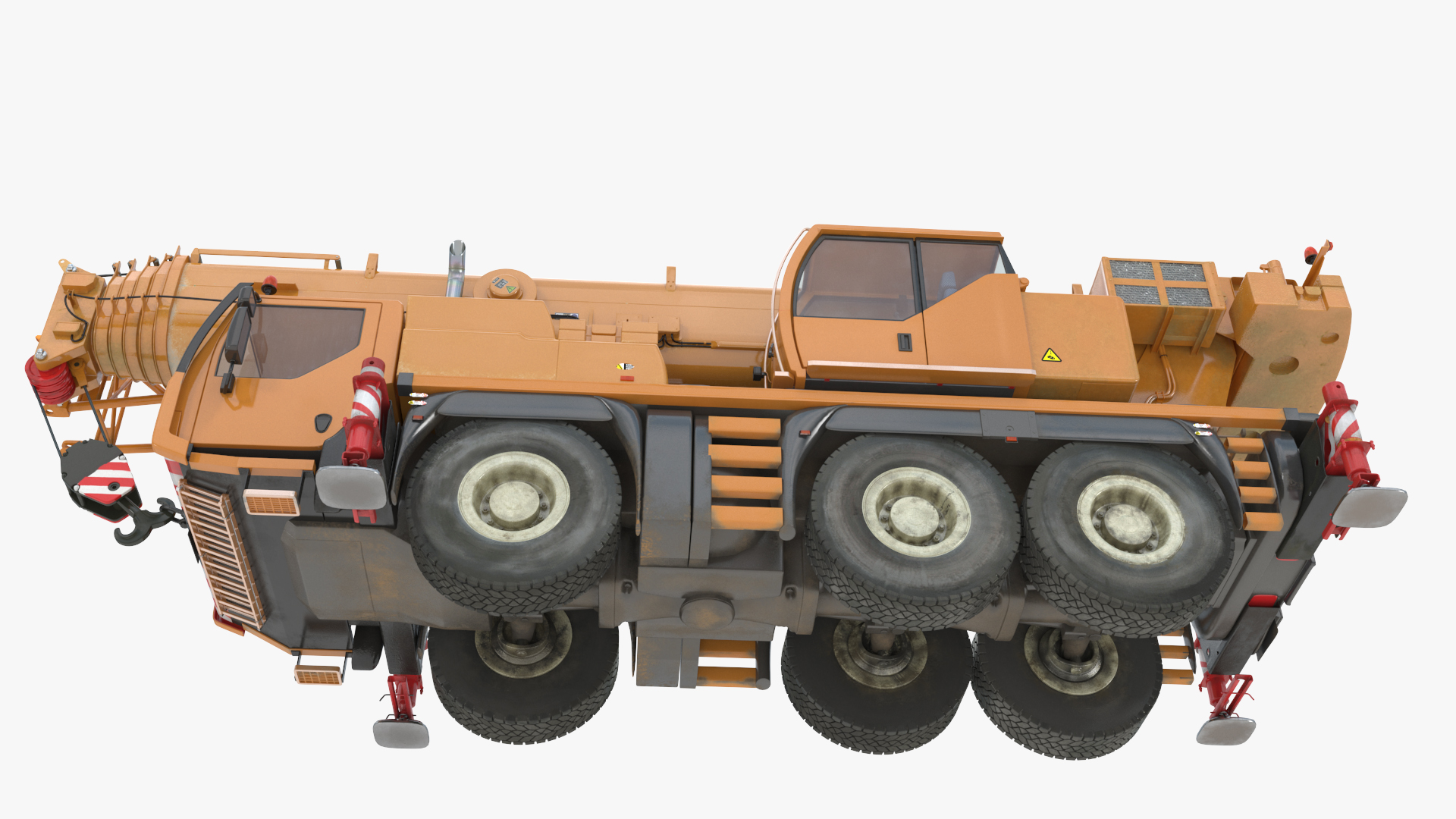 Mobile Telescopic Crane Truck 3D model