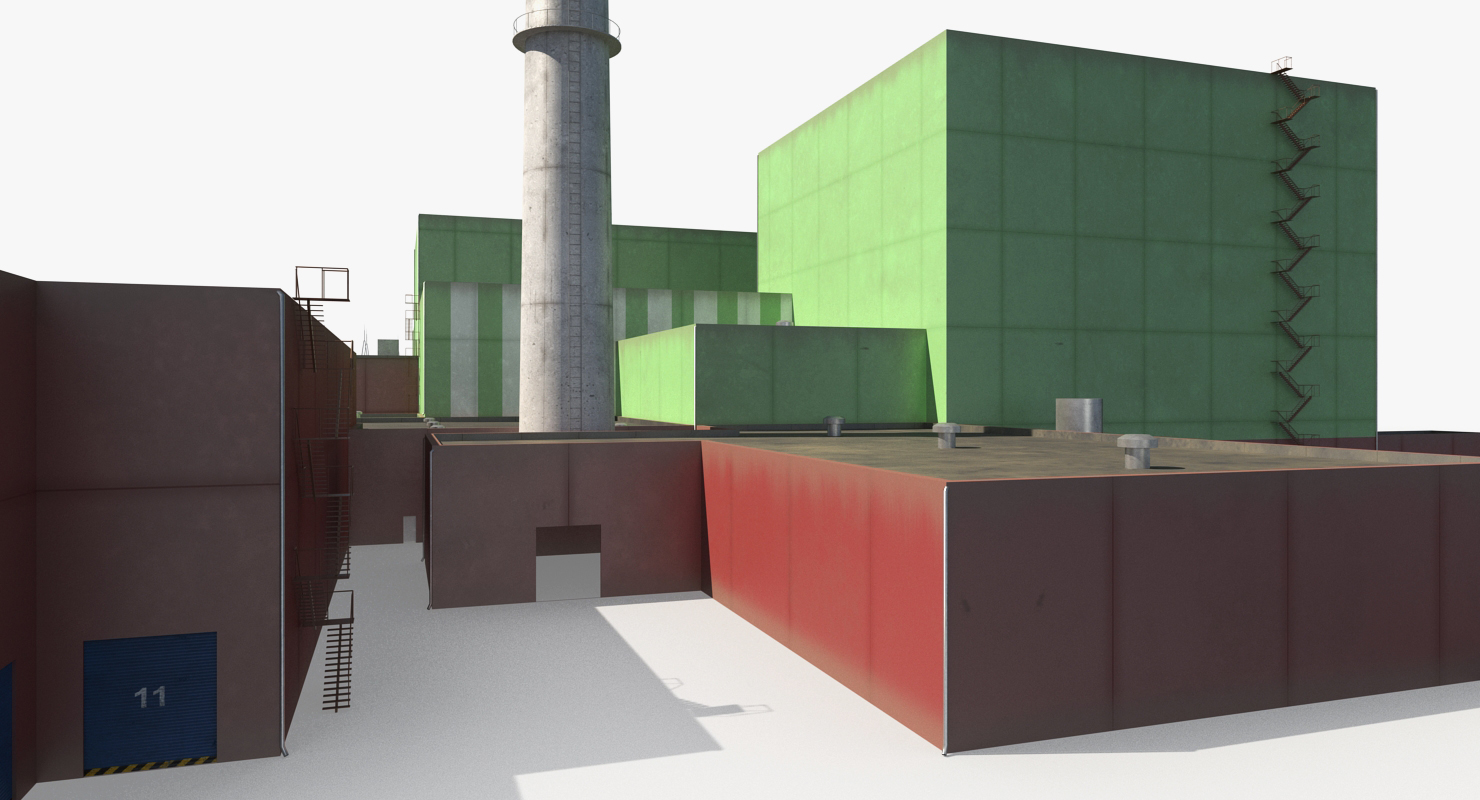 3D Nuclear Power Station