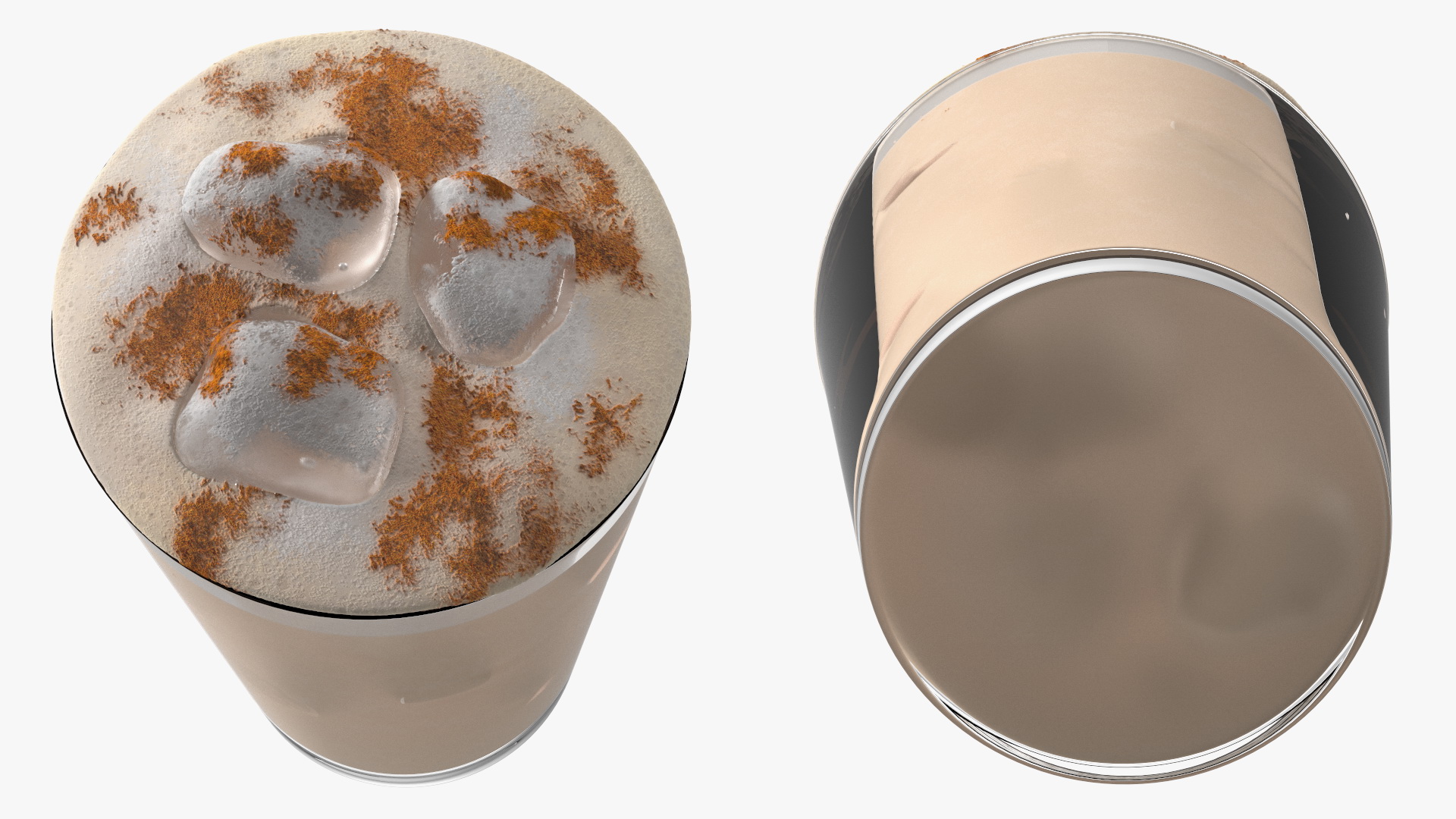 Iced Cinnamon Cappuccino 3D model