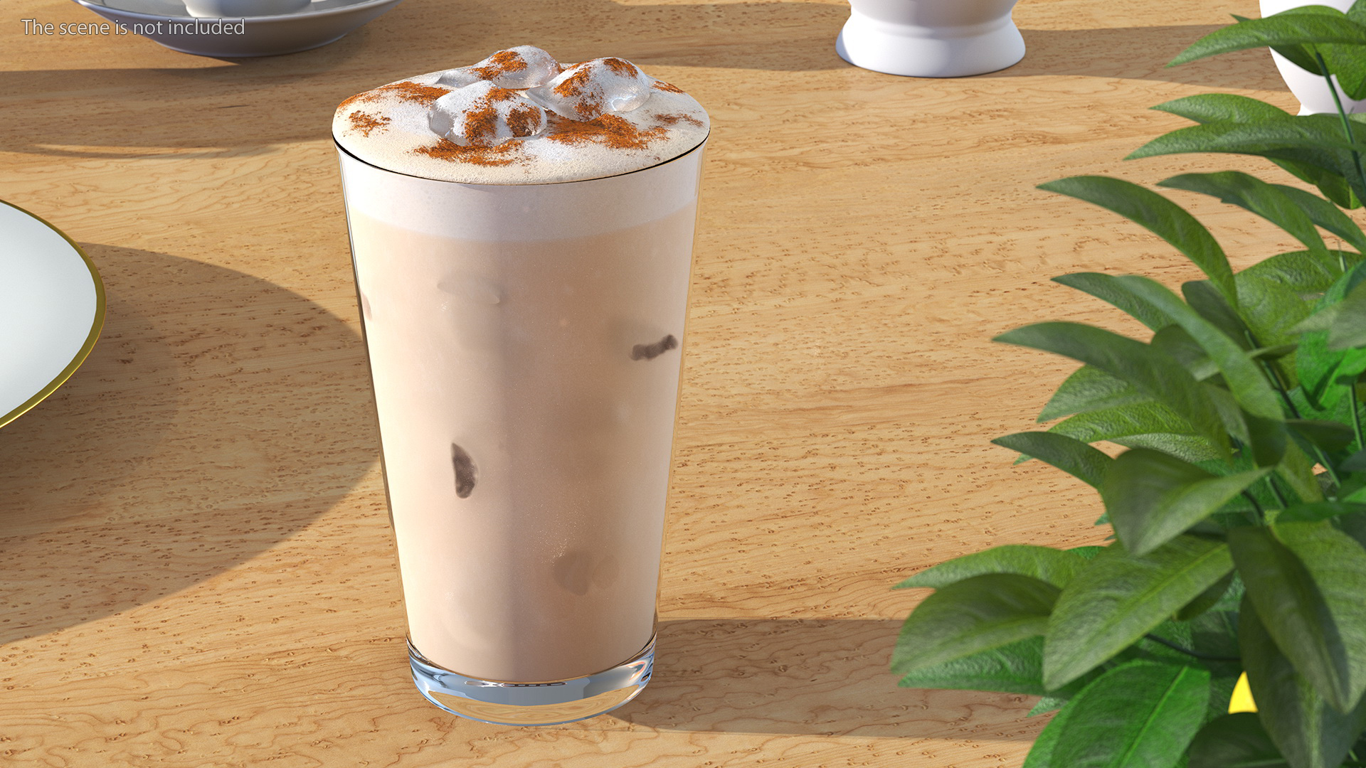 Iced Cinnamon Cappuccino 3D model